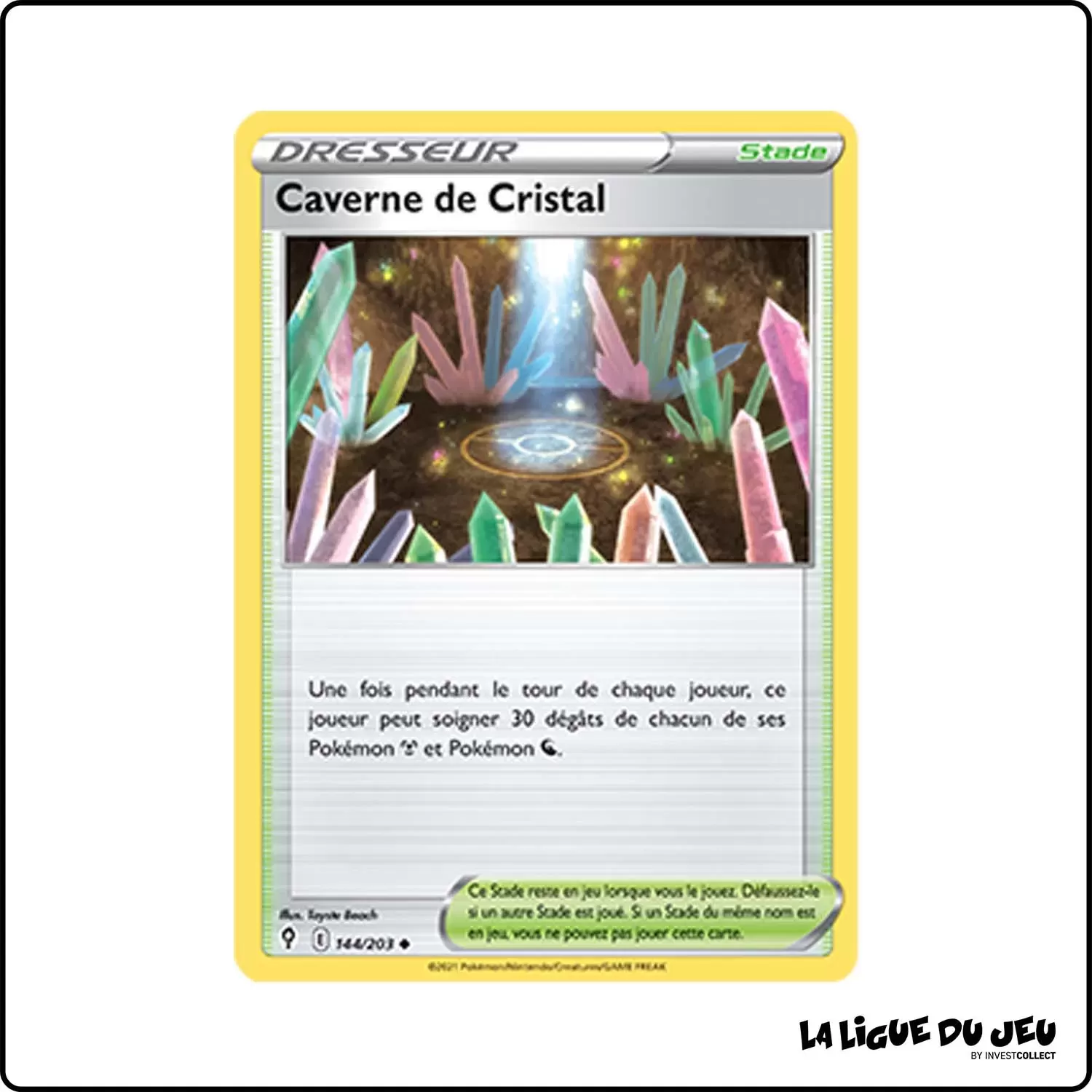 Peu commune - Pokemon - Évolution Céleste - Caverne de Cristal 144/203