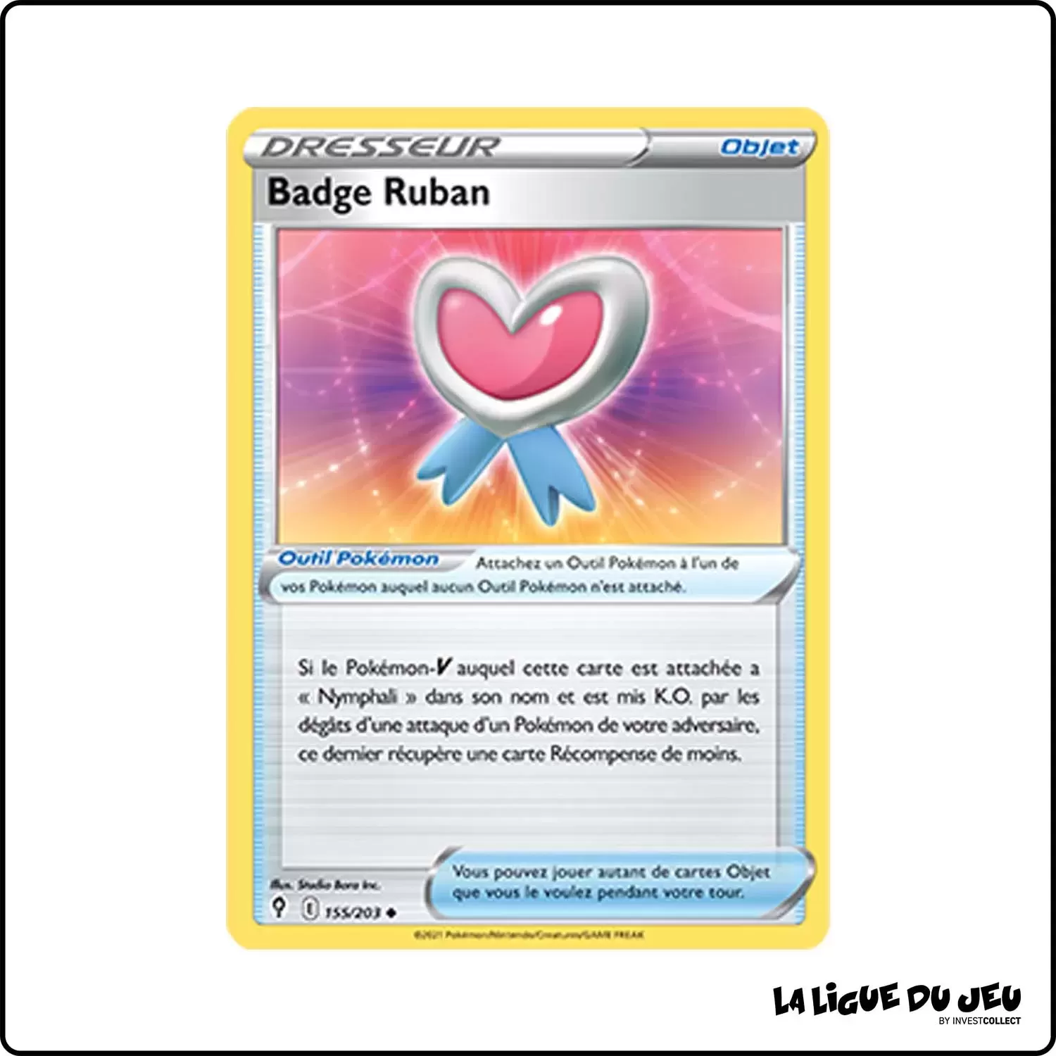 Peu commune - Pokemon - Évolution Céleste - Badge Ruban 155/203