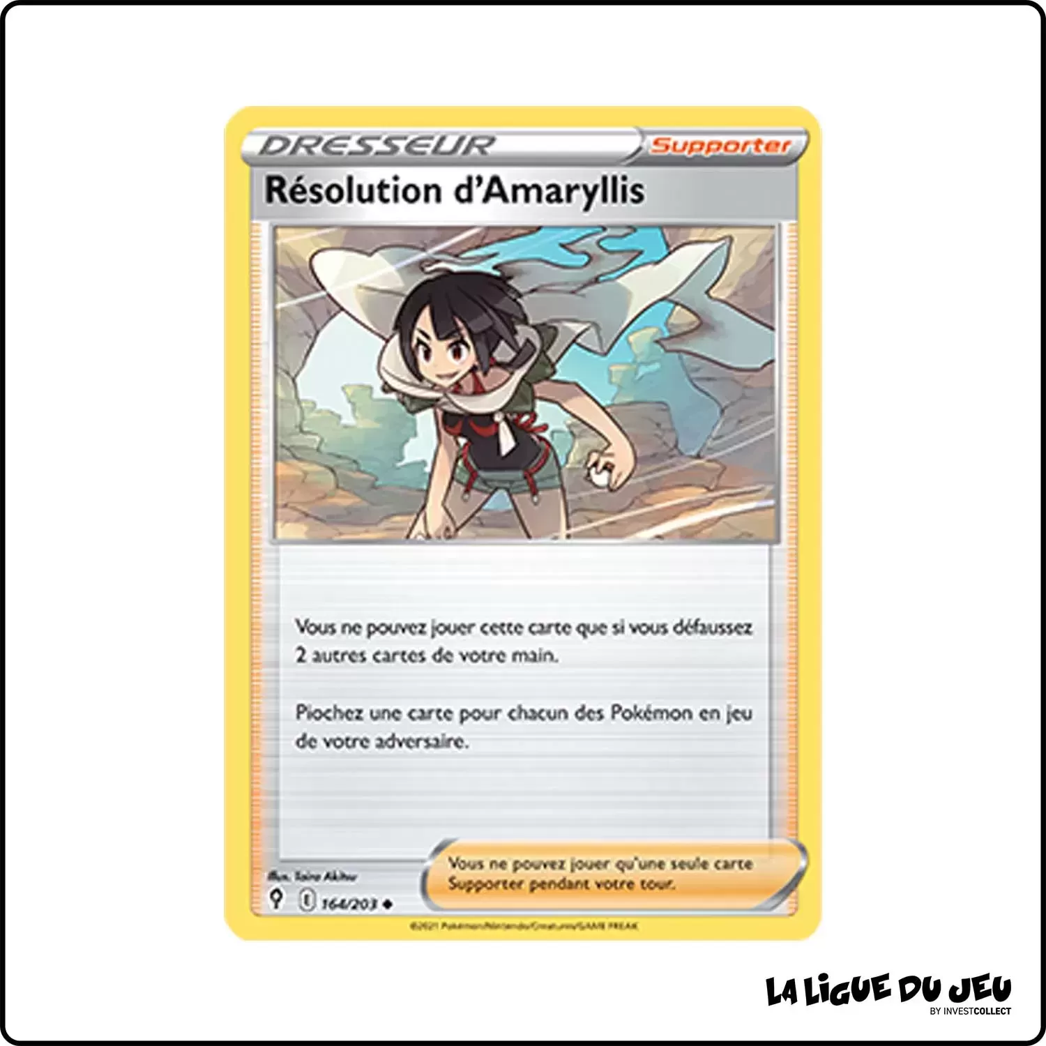 Peu commune - Pokemon - Évolution Céleste - Résolution d'Amaryllis 164/203