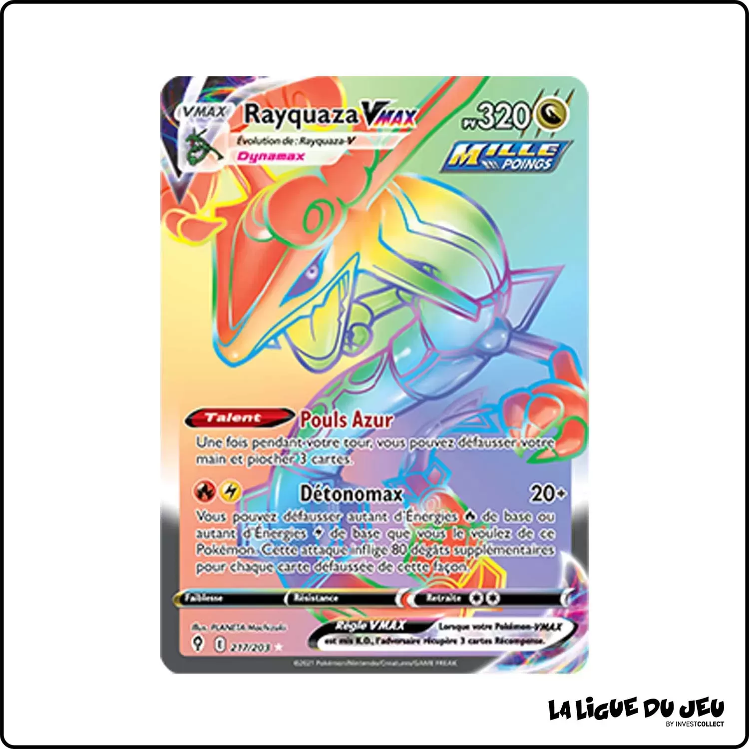 Secrete - Pokemon - Évolution Céleste - Rayquaza-VMAX 217/203