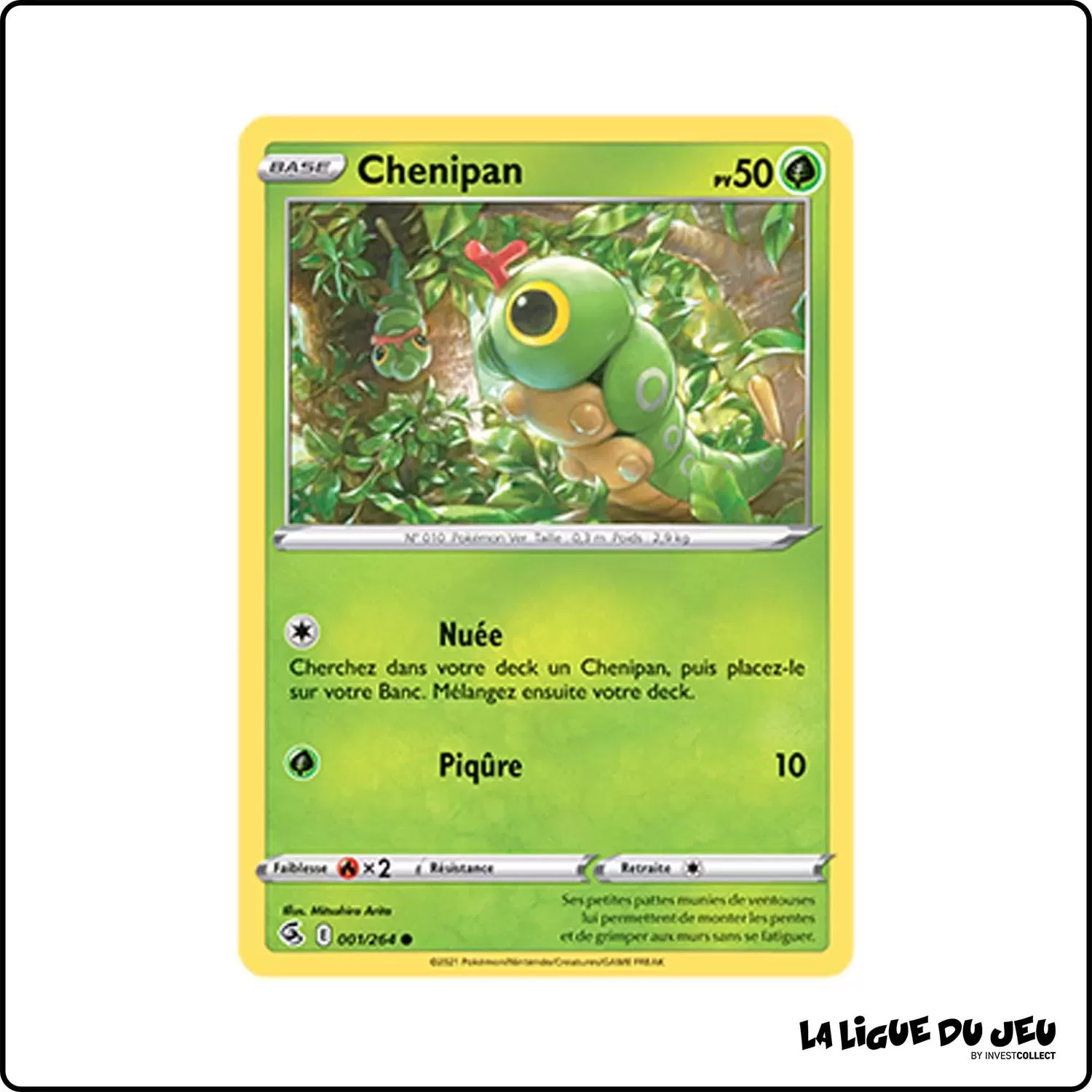 Commune - Pokemon - Poing de Fusion - Chenipan 1/264