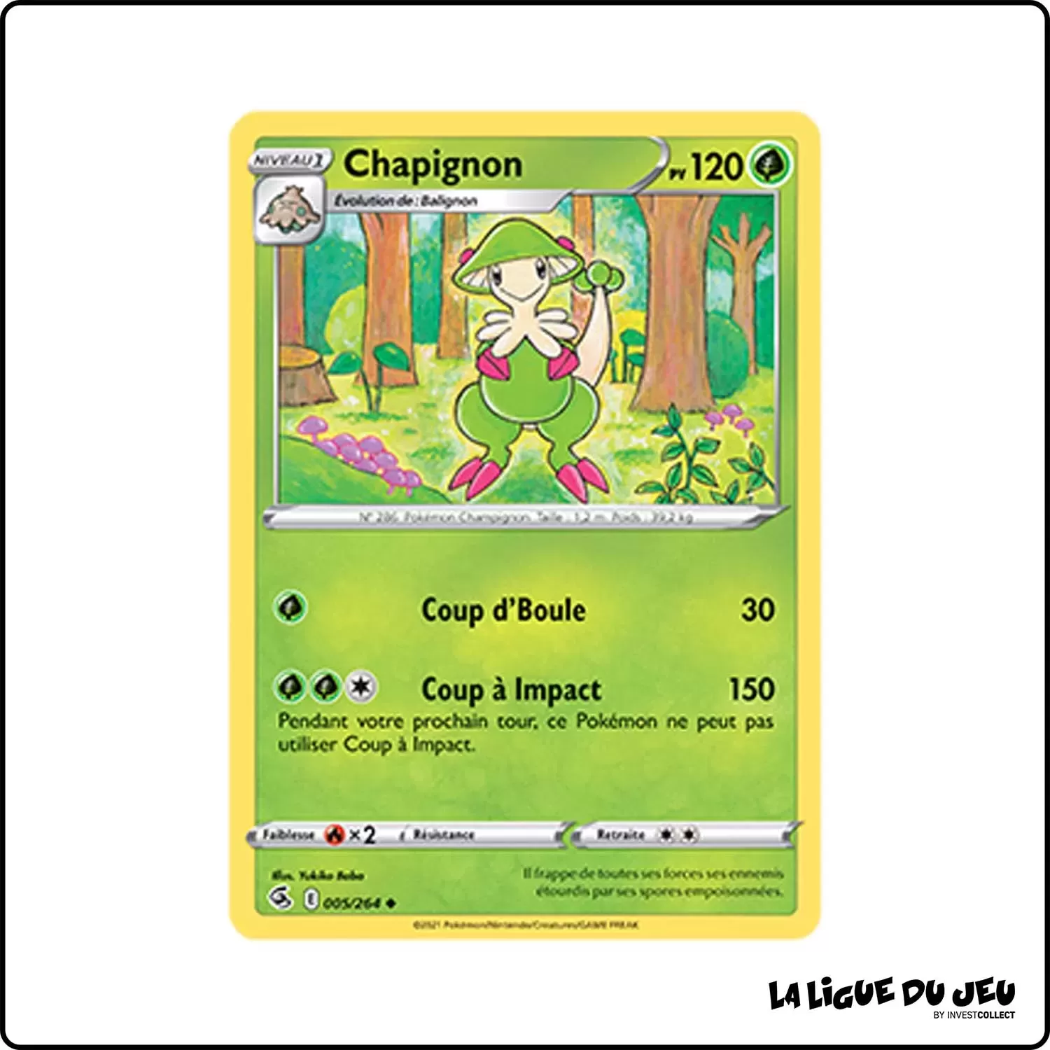 Peu commune - Pokemon - Poing de Fusion - Chapignon 5/264