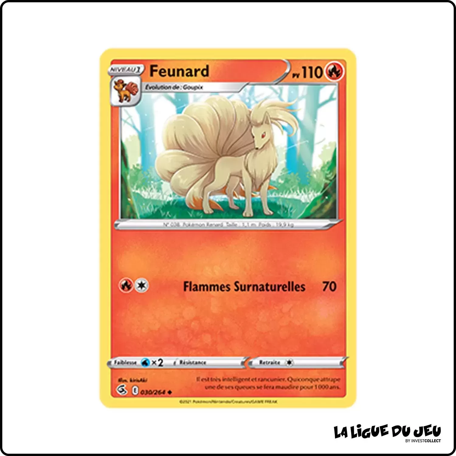 Peu commune - Pokemon - Poing de Fusion - Feunard 30/264