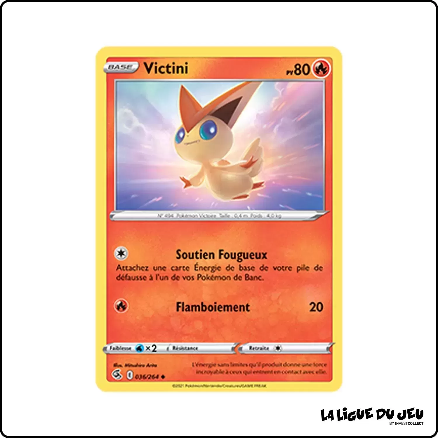 Peu commune - Pokemon - Poing de Fusion - Victini 36/264