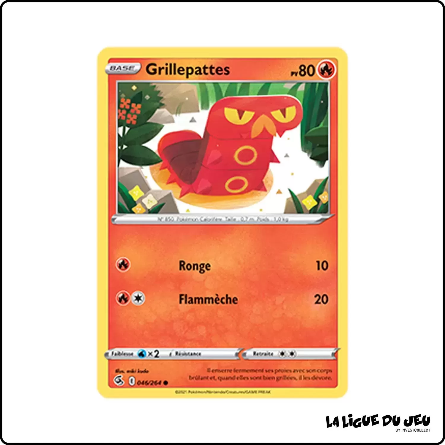 Commune - Pokemon - Poing de Fusion - Grillepattes 46/264