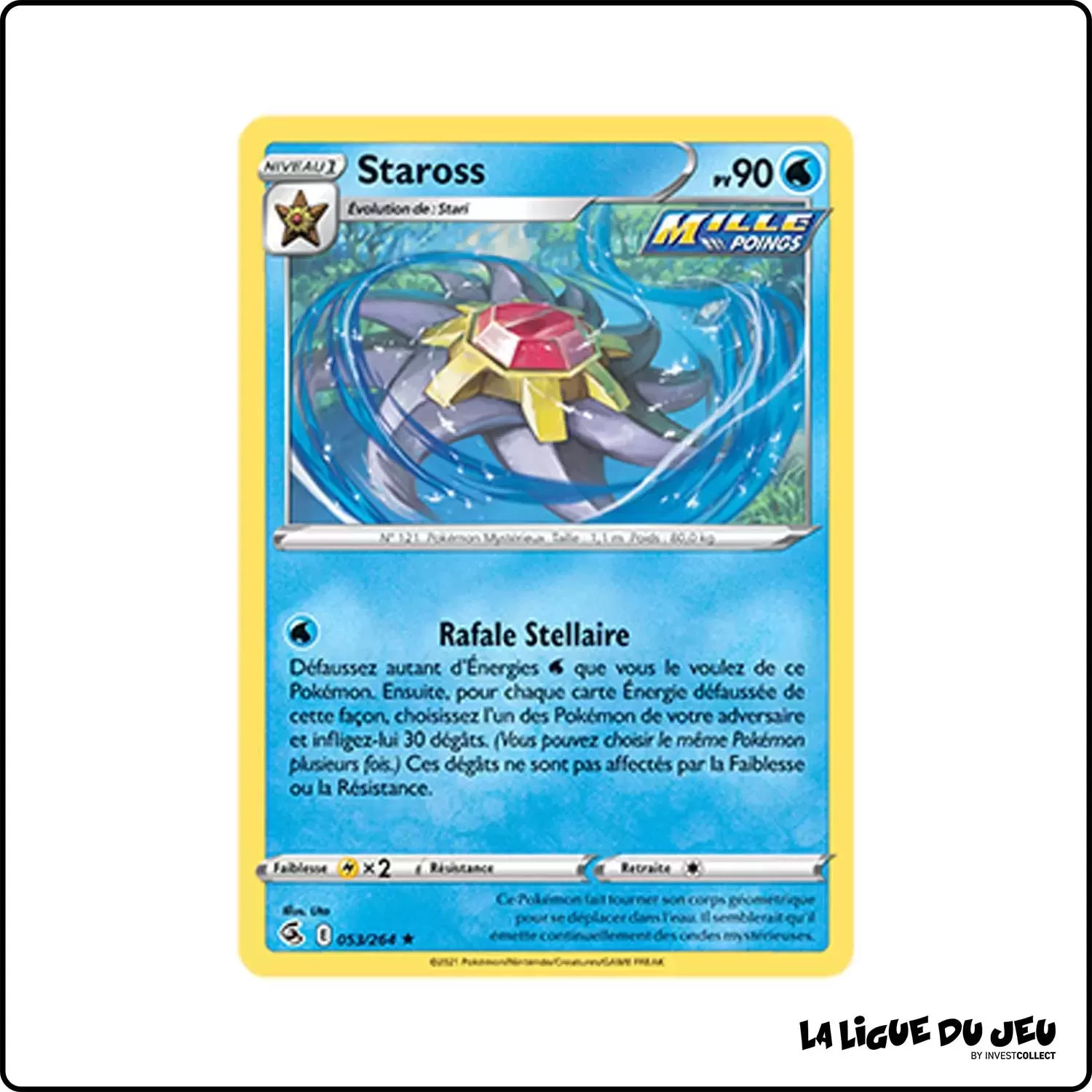 Holo - Pokemon - Poing de Fusion - Staross 53/264