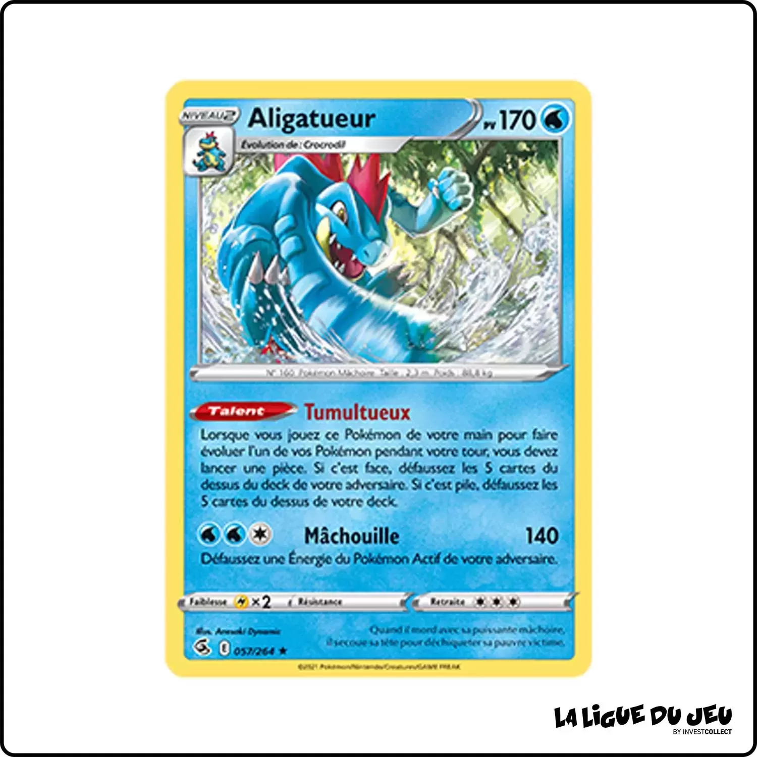 Holo - Pokemon - Poing de Fusion - Aligatueur 57/264