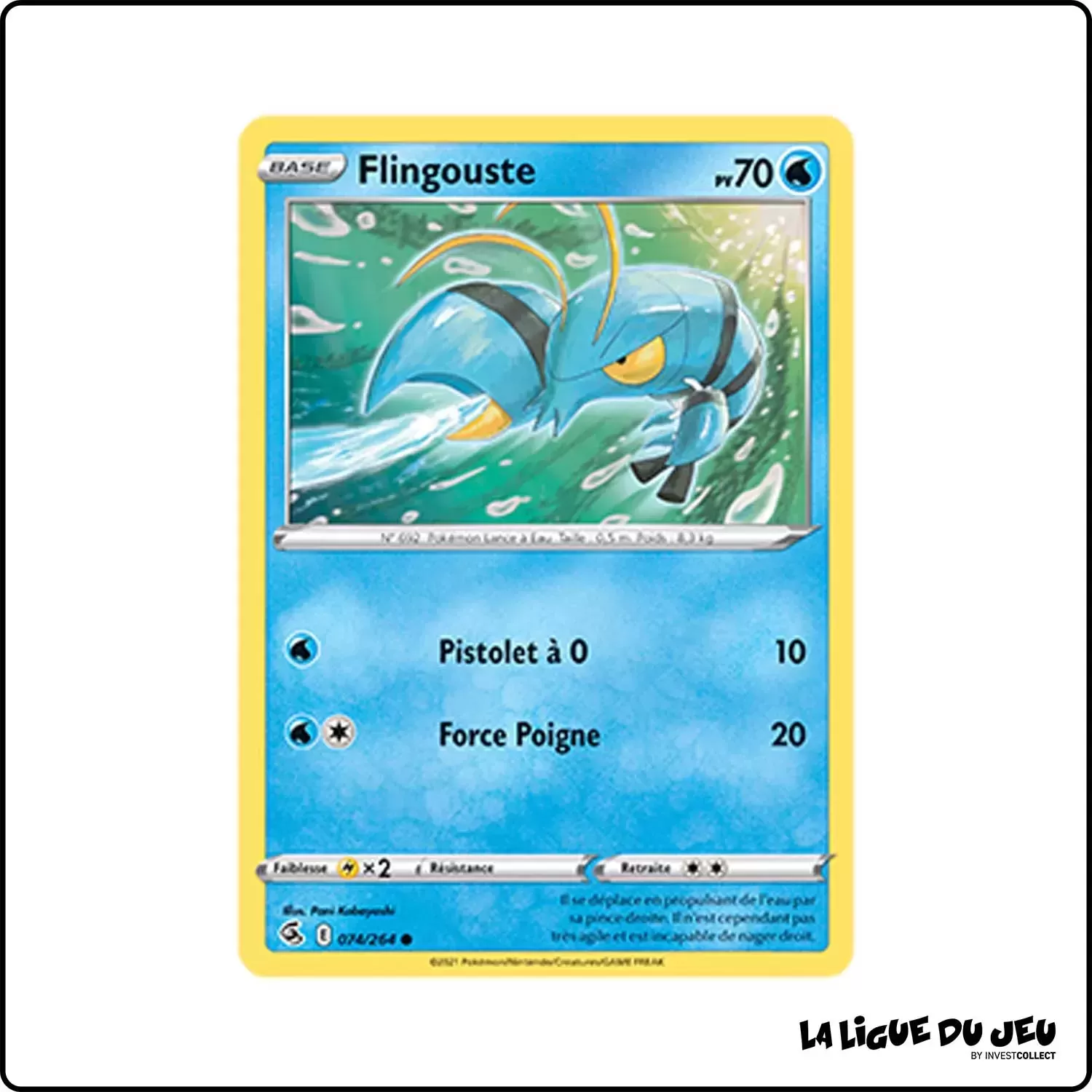 Commune - Pokemon - Poing de Fusion - Flingouste 74/264