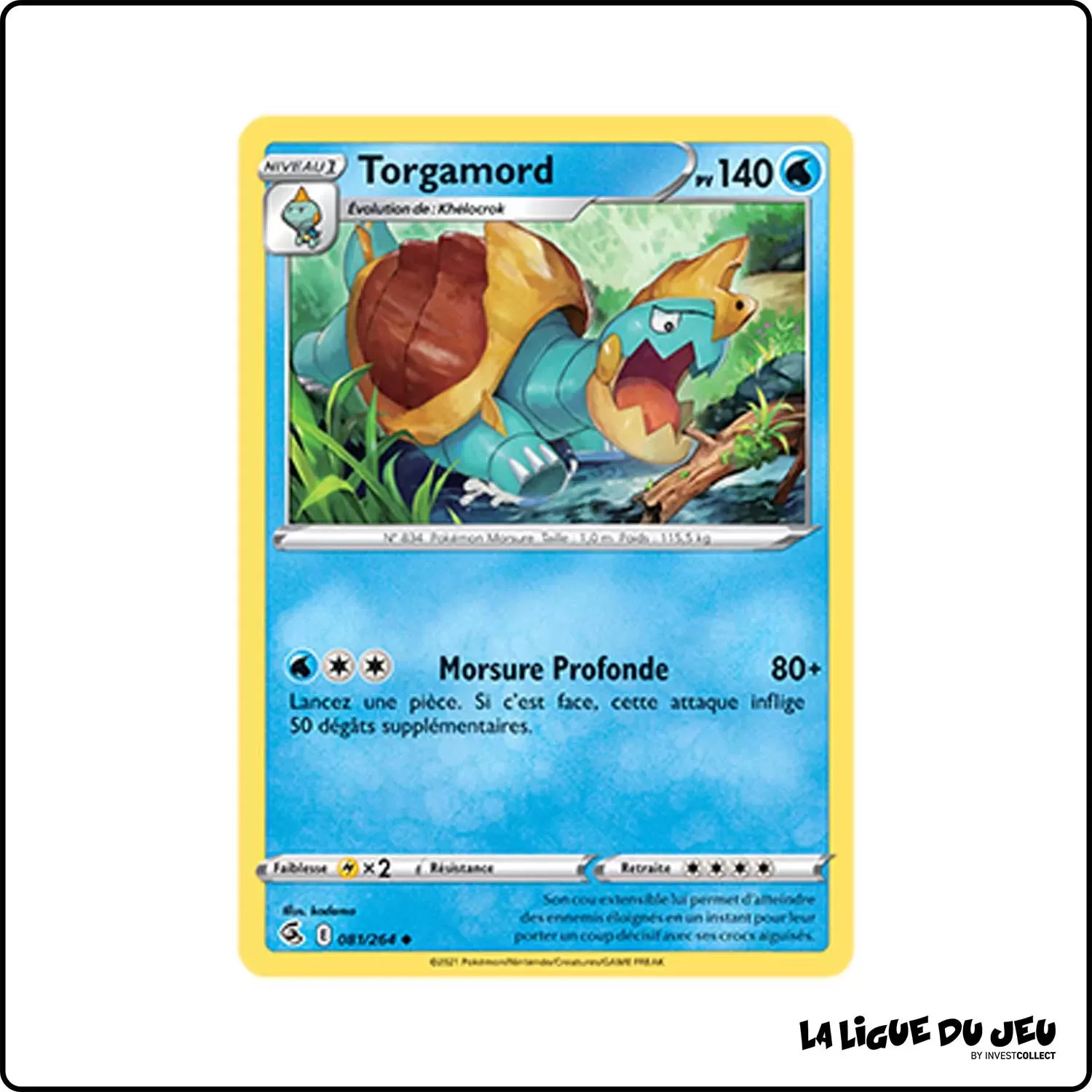 Peu commune - Pokemon - Poing de Fusion - Torgamord 81/264