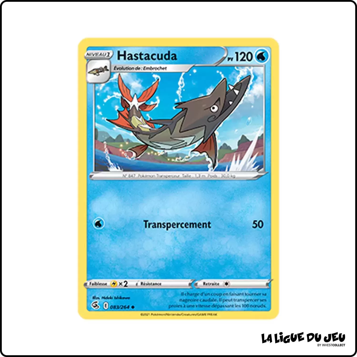 Peu commune - Pokemon - Poing de Fusion - Hastacuda 83/264