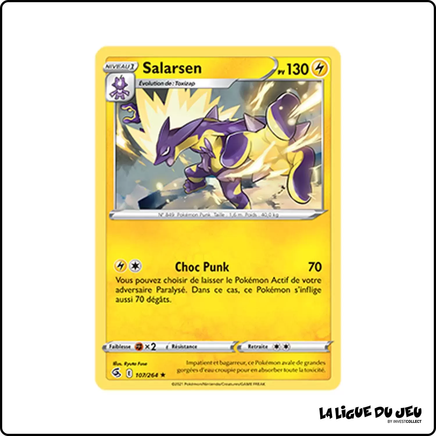 Holo - Pokemon - Poing de Fusion - Salarsen 107/264