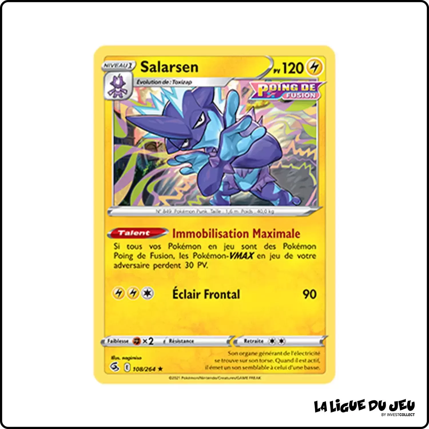 Holo - Pokemon - Poing de Fusion - Salarsen 108/264