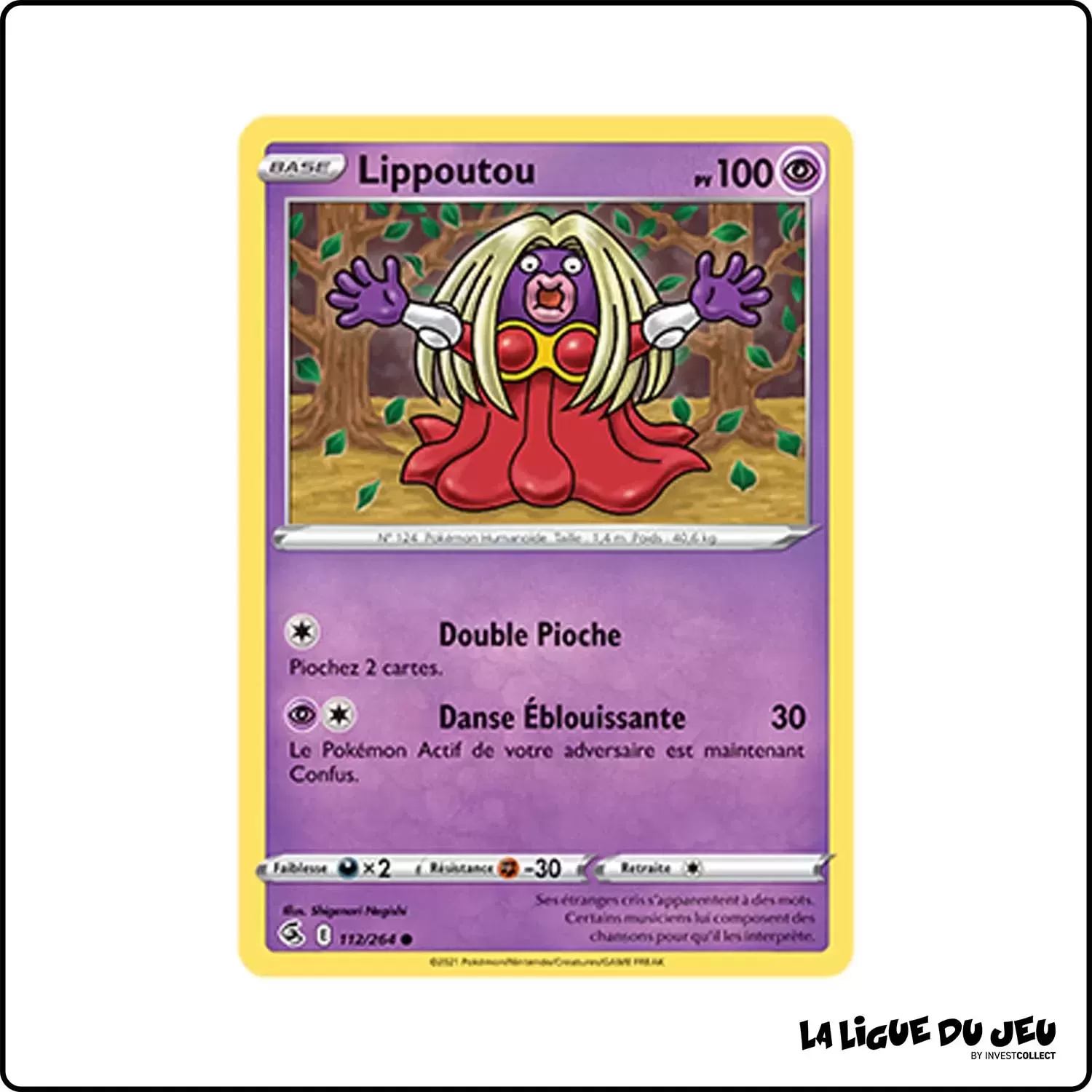 Commune - Pokemon - Poing de Fusion - Lippoutou 112/264