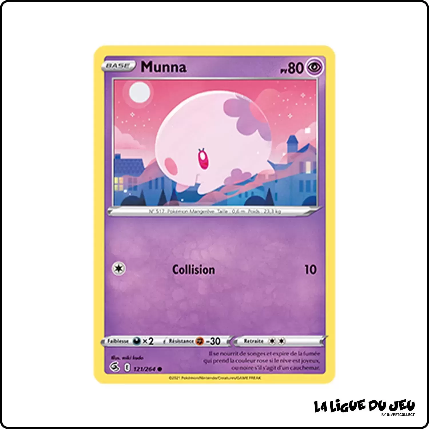 Commune - Pokemon - Poing de Fusion - Munna 121/264