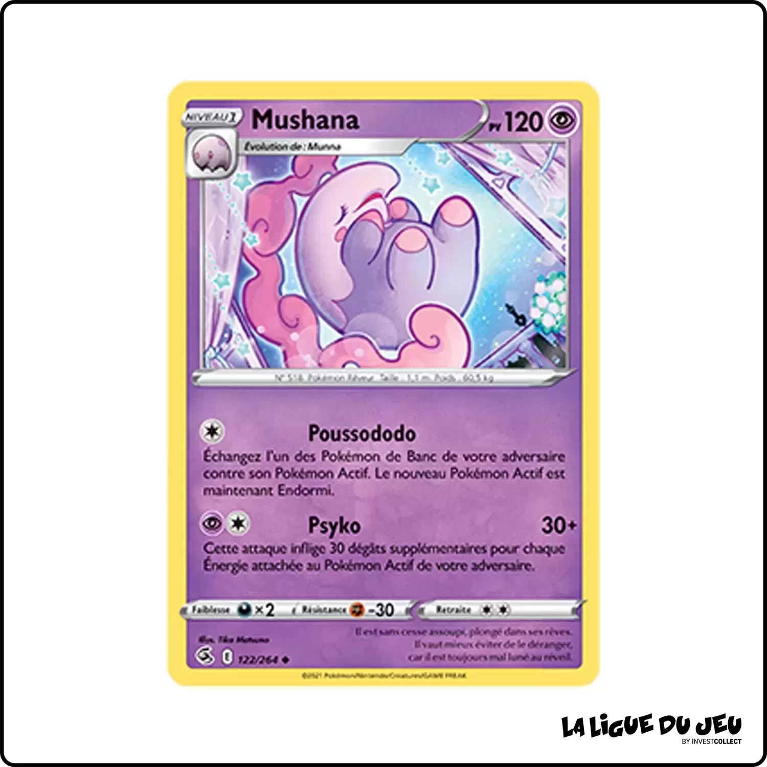 Peu commune - Pokemon - Poing de Fusion - Mushana 122/264