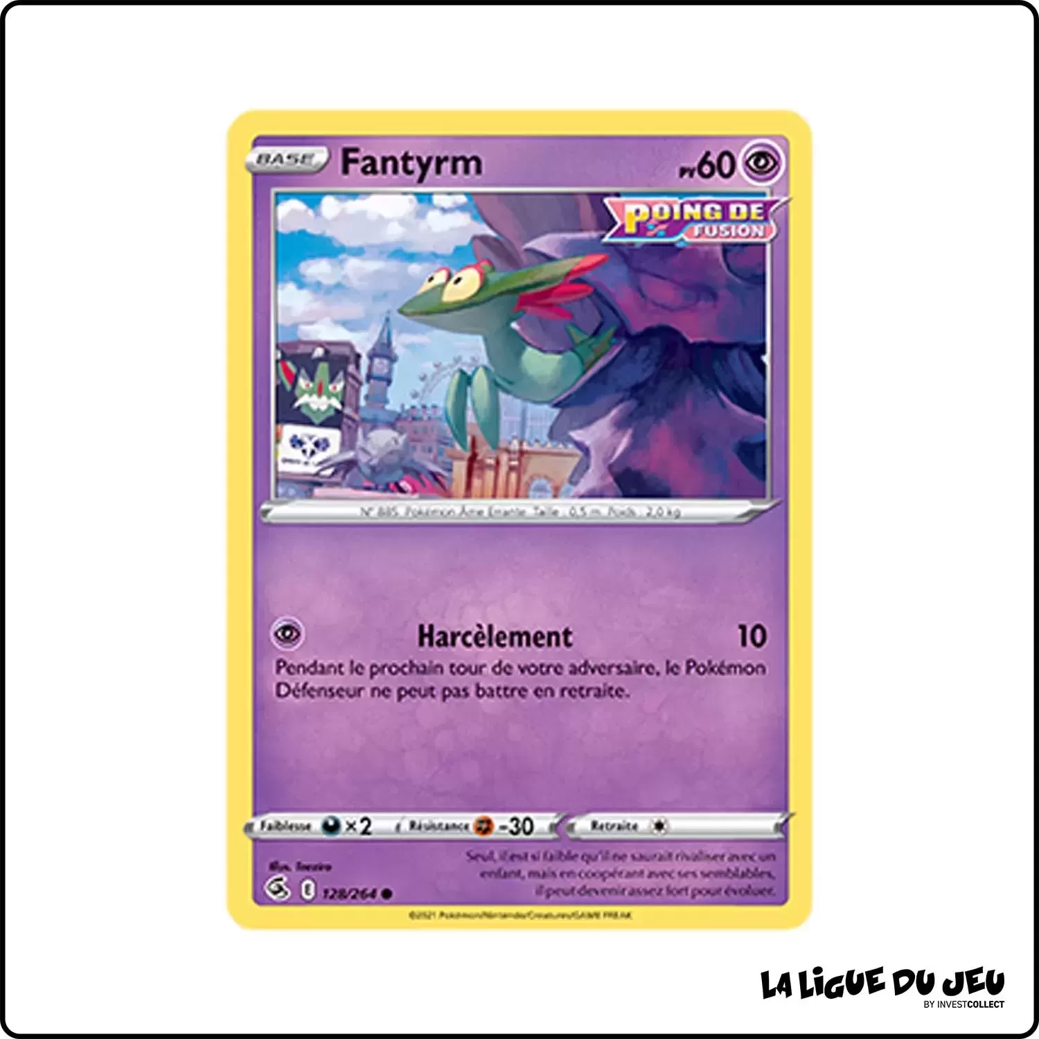 Commune - Pokemon - Poing de Fusion - Fantyrm 128/264