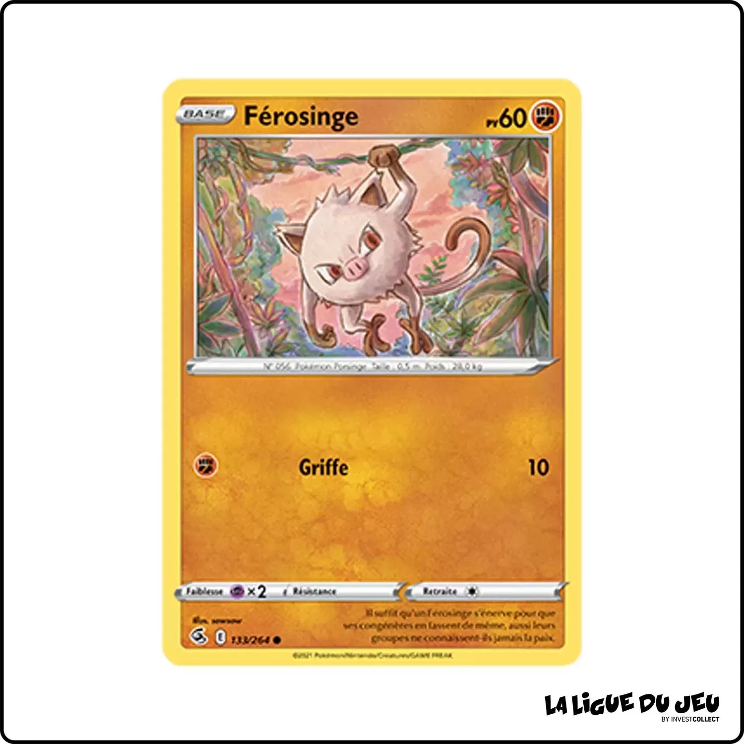 Commune - Pokemon - Poing de Fusion - Férosinge 133/264