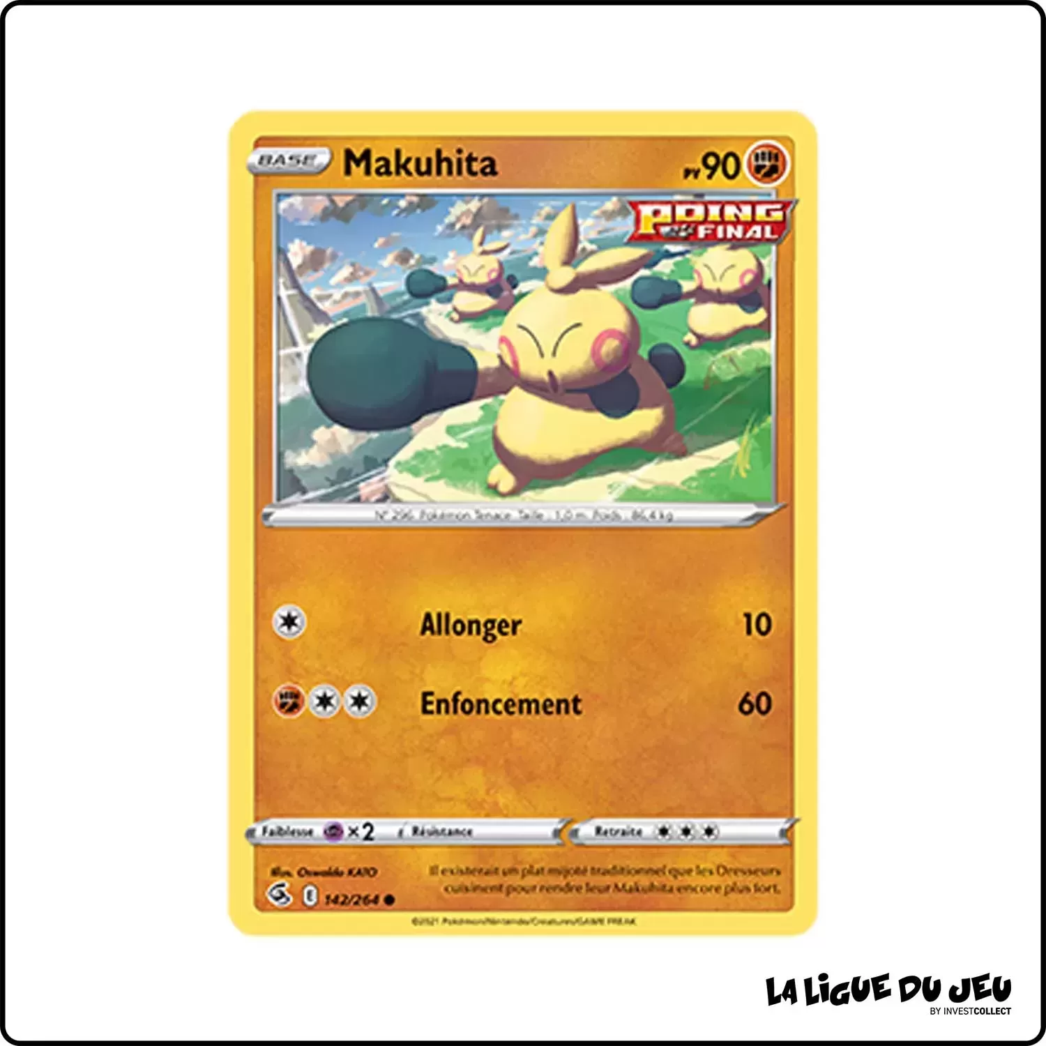 Commune - Pokemon - Poing de Fusion - Makuhita 142/264