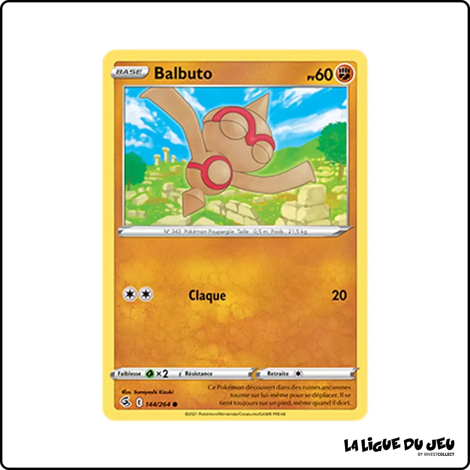 Commune - Pokemon - Poing de Fusion - Balbuto 144/264