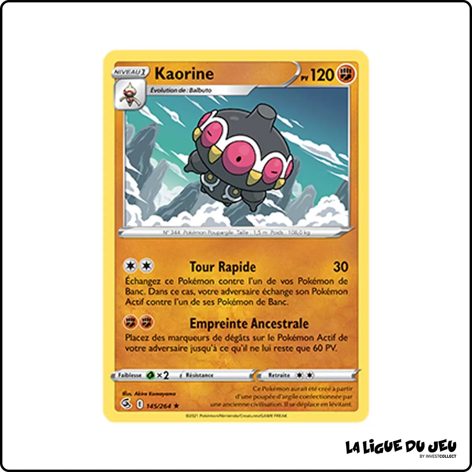 Rare - Pokemon - Poing de Fusion - Kaorine 145/264