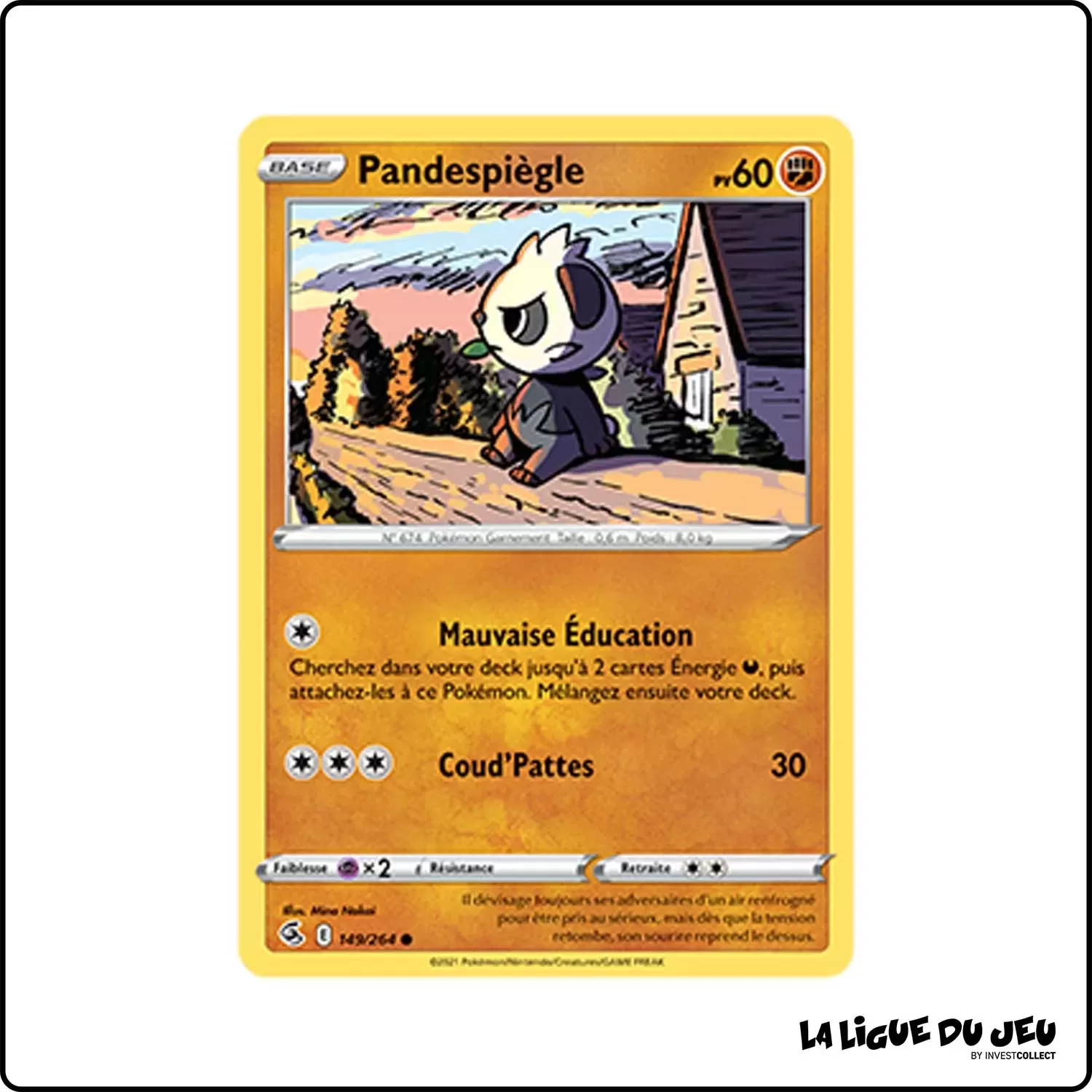 Commune - Pokemon - Poing de Fusion - Pandespiègle 149/264