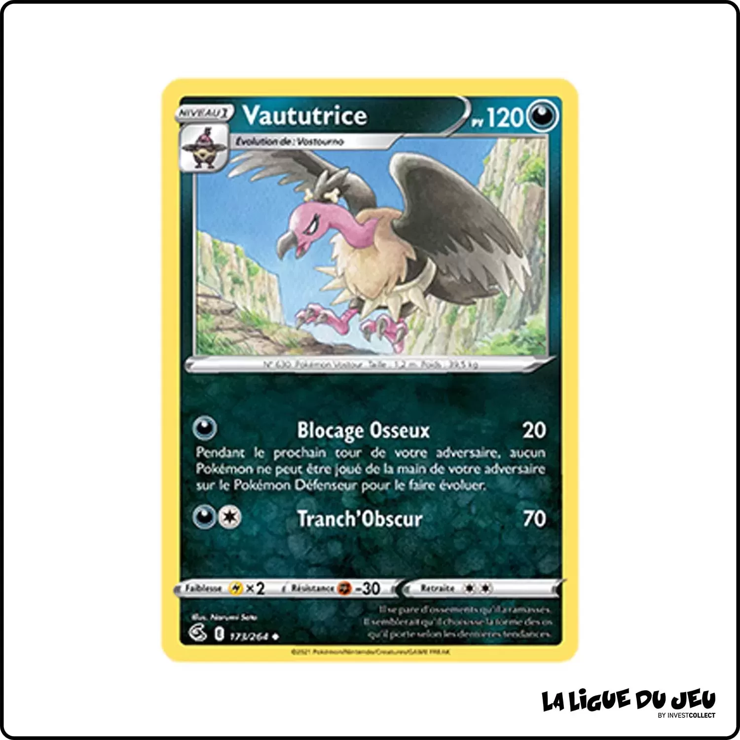 Peu commune - Pokemon - Poing de Fusion - Vaututrice 173/264