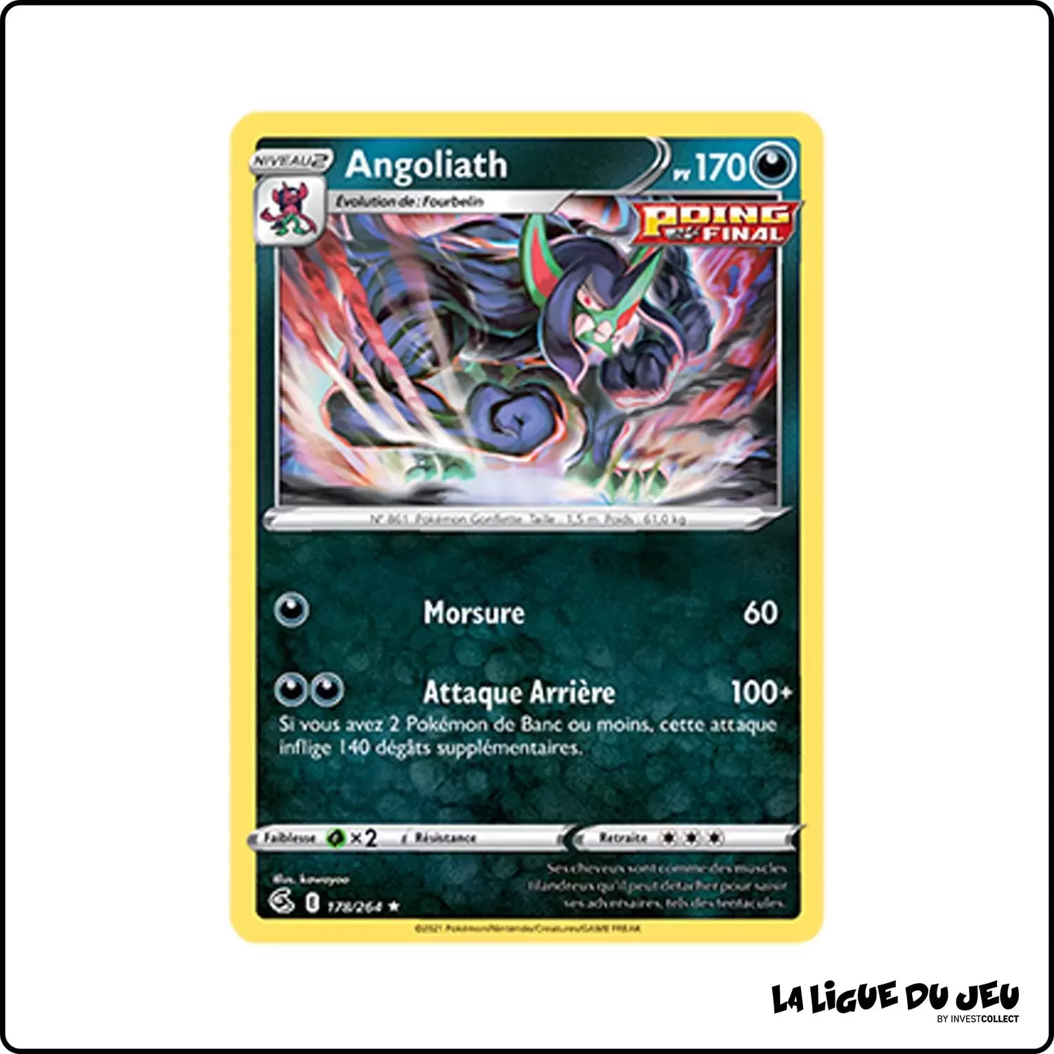 Holo - Pokemon - Poing de Fusion - Angoliath 178/264