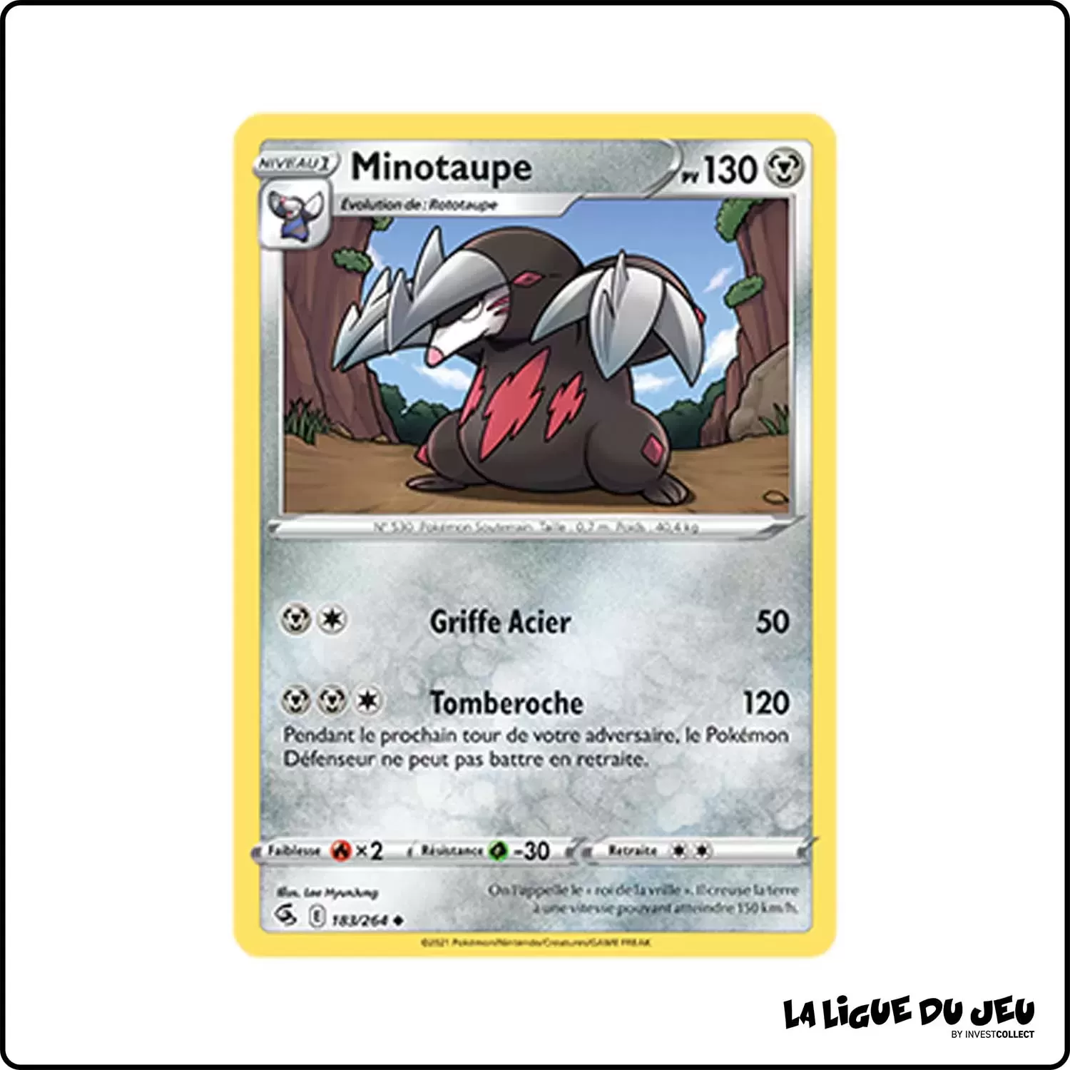 Peu commune - Pokemon - Poing de Fusion - Minotaupe 183/264