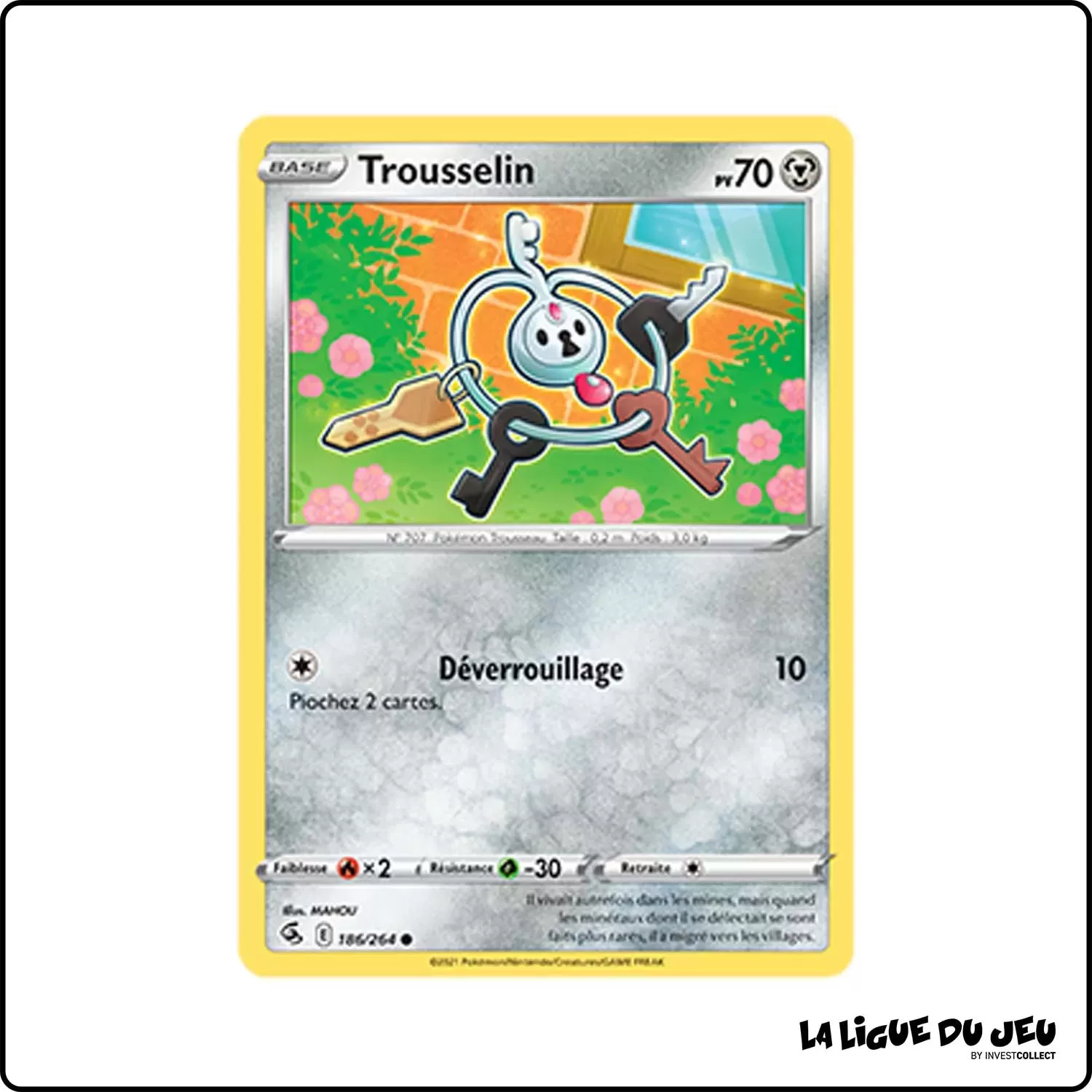 Commune - Pokemon - Poing de Fusion - Trousselin 186/264