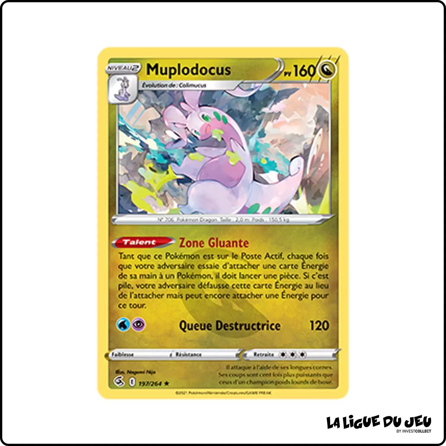 Rare - Pokemon - Poing de Fusion - Muplodocus 197/264