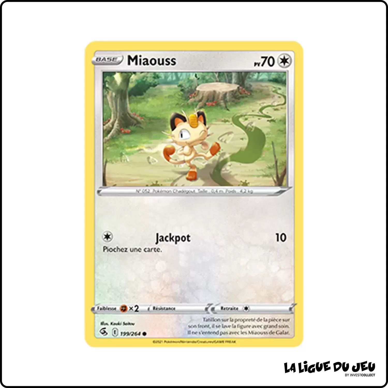 Commune - Pokemon - Poing de Fusion - Miaouss 199/264