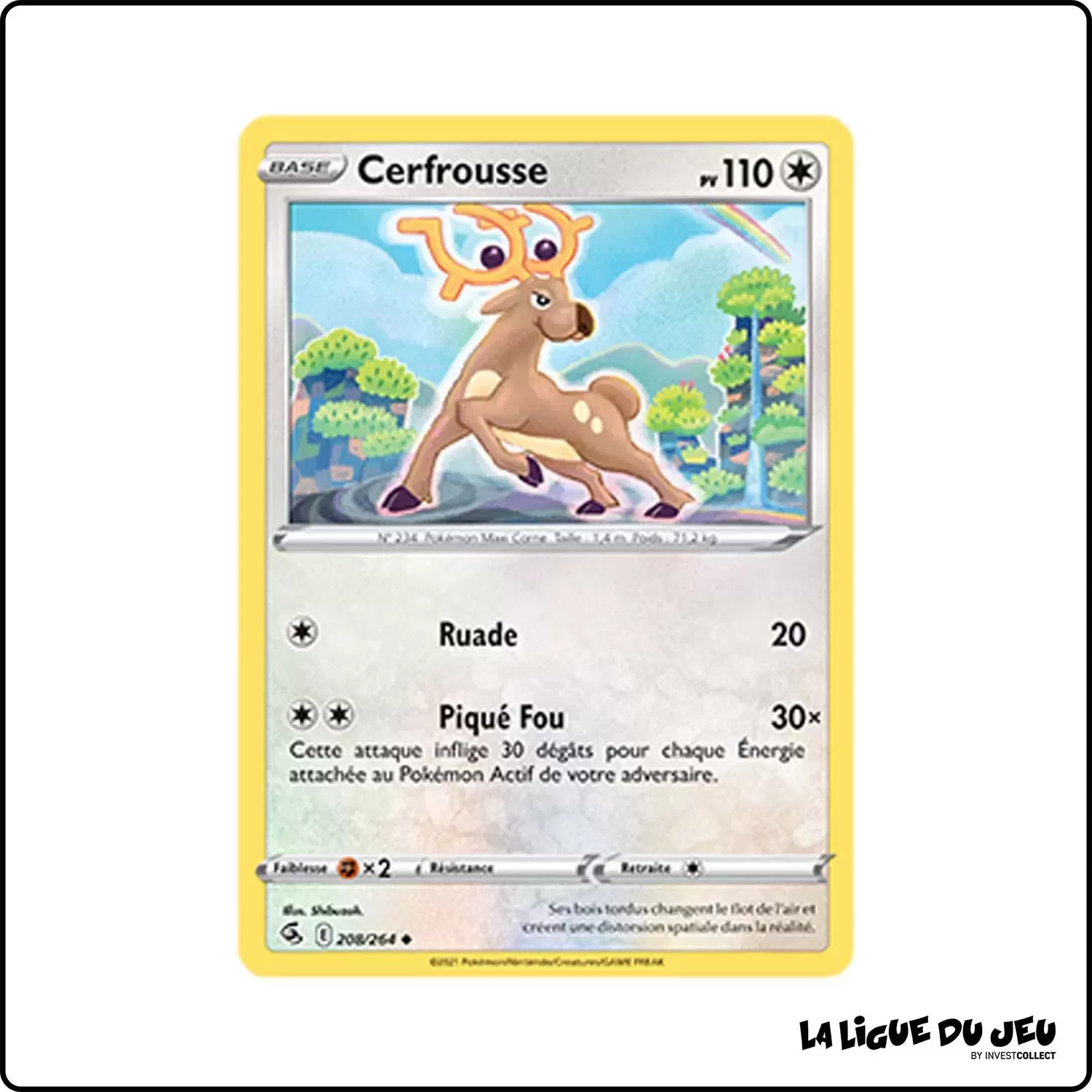 Peu commune - Pokemon - Poing de Fusion - Cerfrousse 208/264