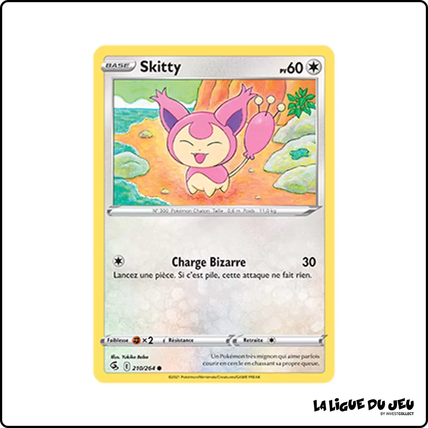 Commune - Pokemon - Poing de Fusion - Skitty 210/264