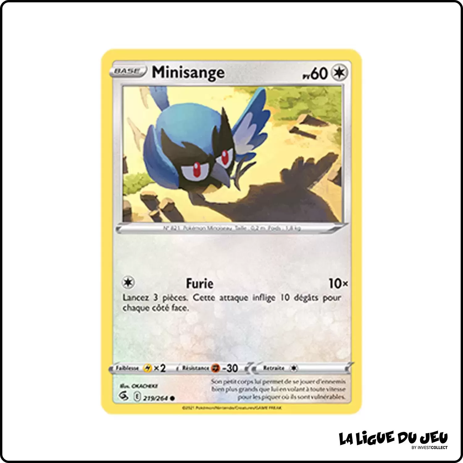 Commune - Pokemon - Poing de Fusion - Minisange 219/264