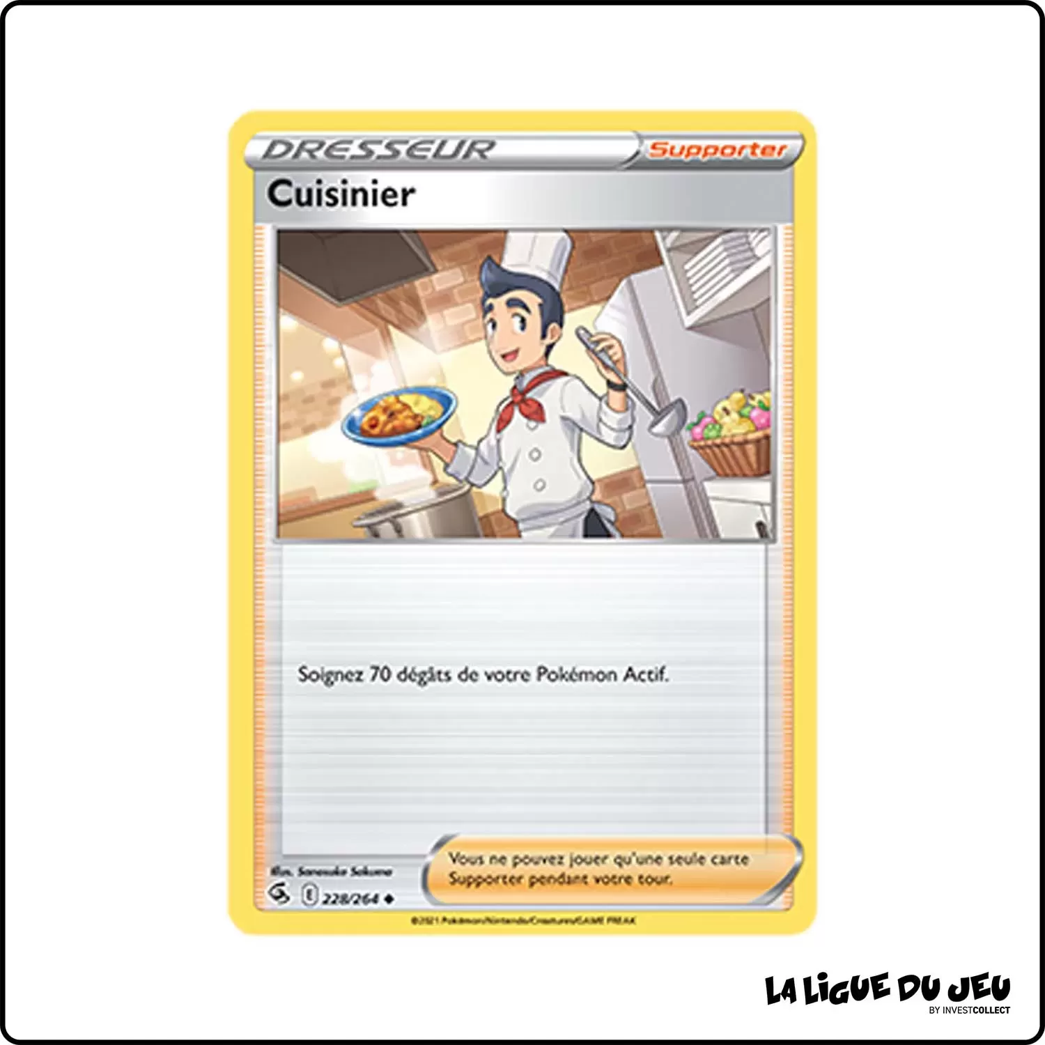 Peu commune - Pokemon - Poing de Fusion - Cuisinier 228/264