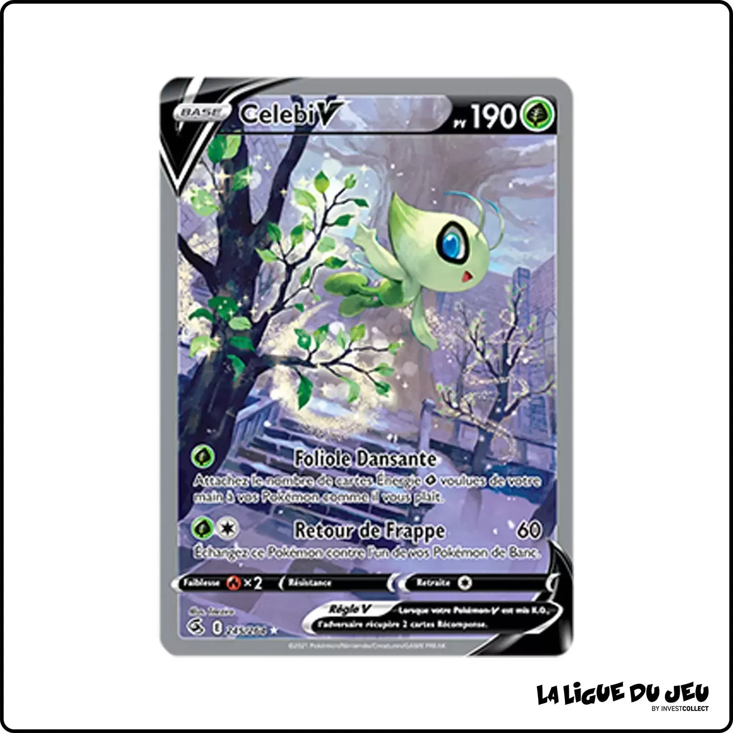 Ultra - Pokemon - Poing de Fusion - Celebi-V 245/264