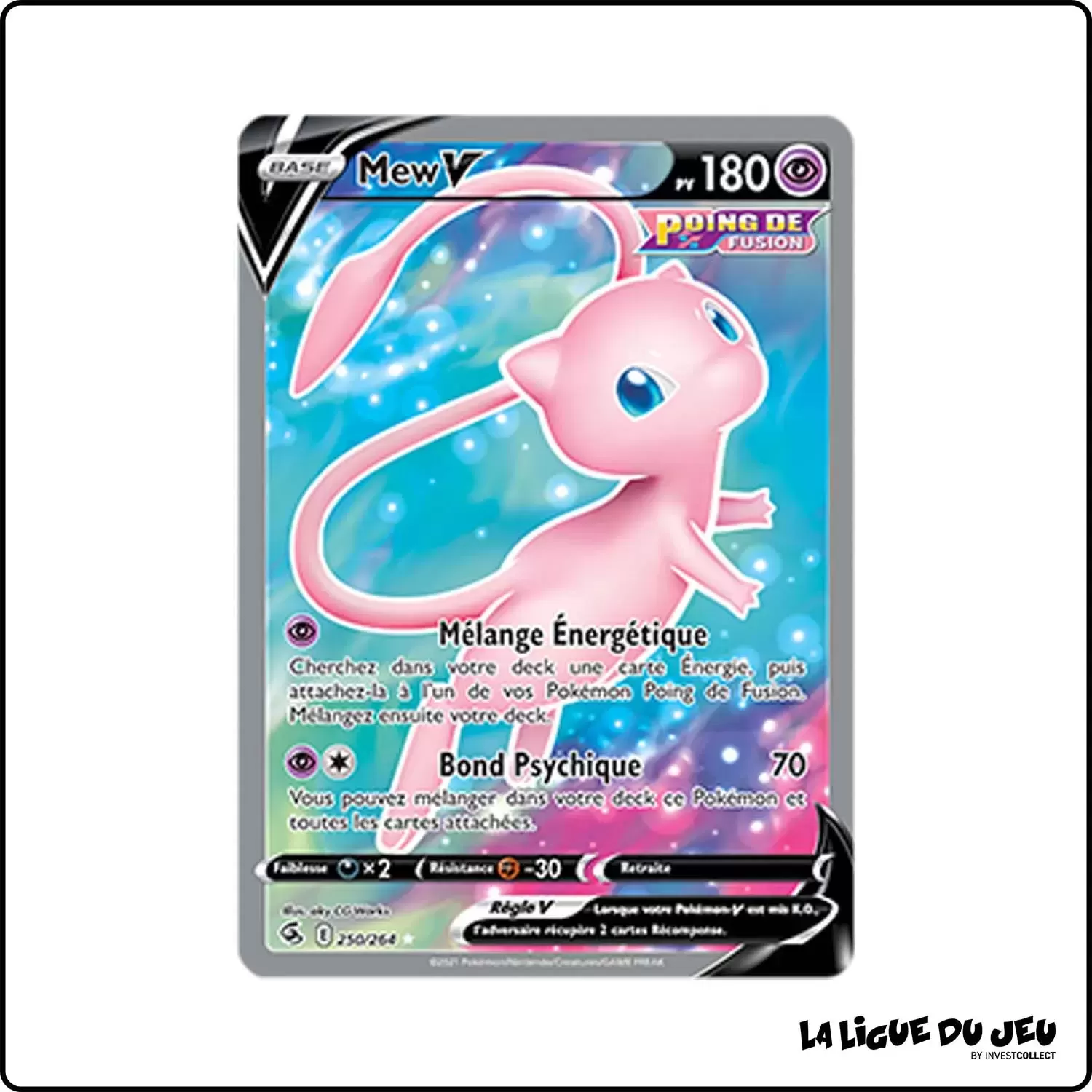 Ultra - Pokemon - Poing de Fusion - Mew-V 250/264