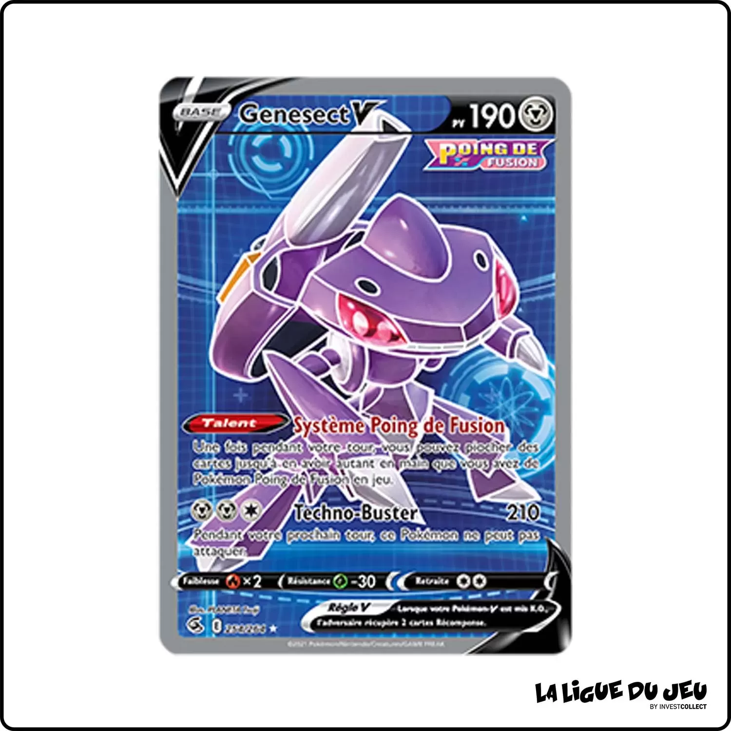 Ultra - Pokemon - Poing de Fusion - Genesect-V 254/264