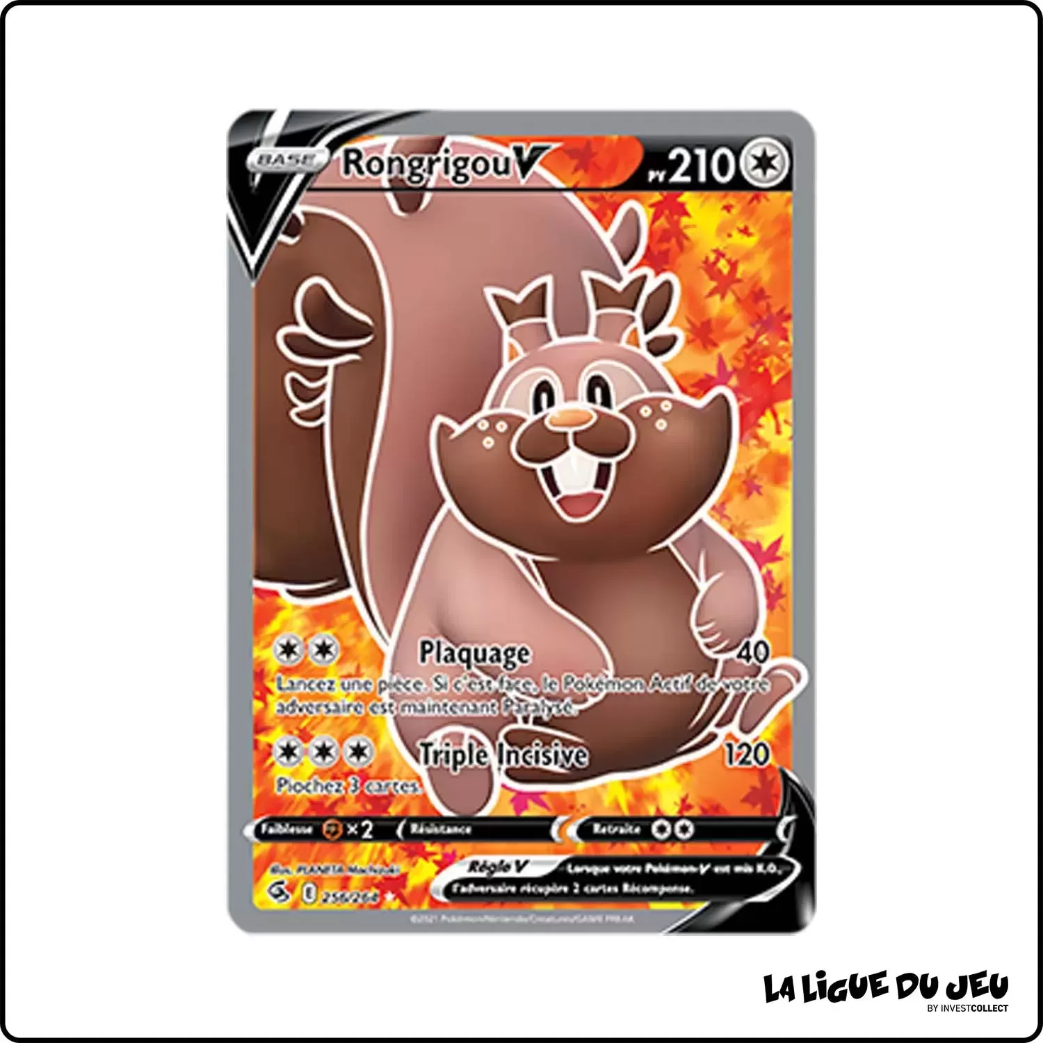 Ultra - Pokemon - Poing de Fusion - Rongrigou-V 256/264