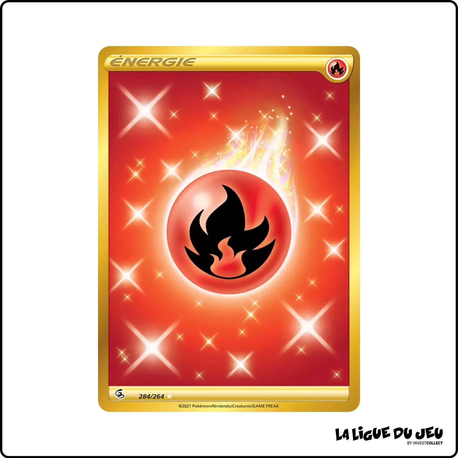 Secrete - Pokemon - Poing de Fusion - Énergie Feu de base 284/264