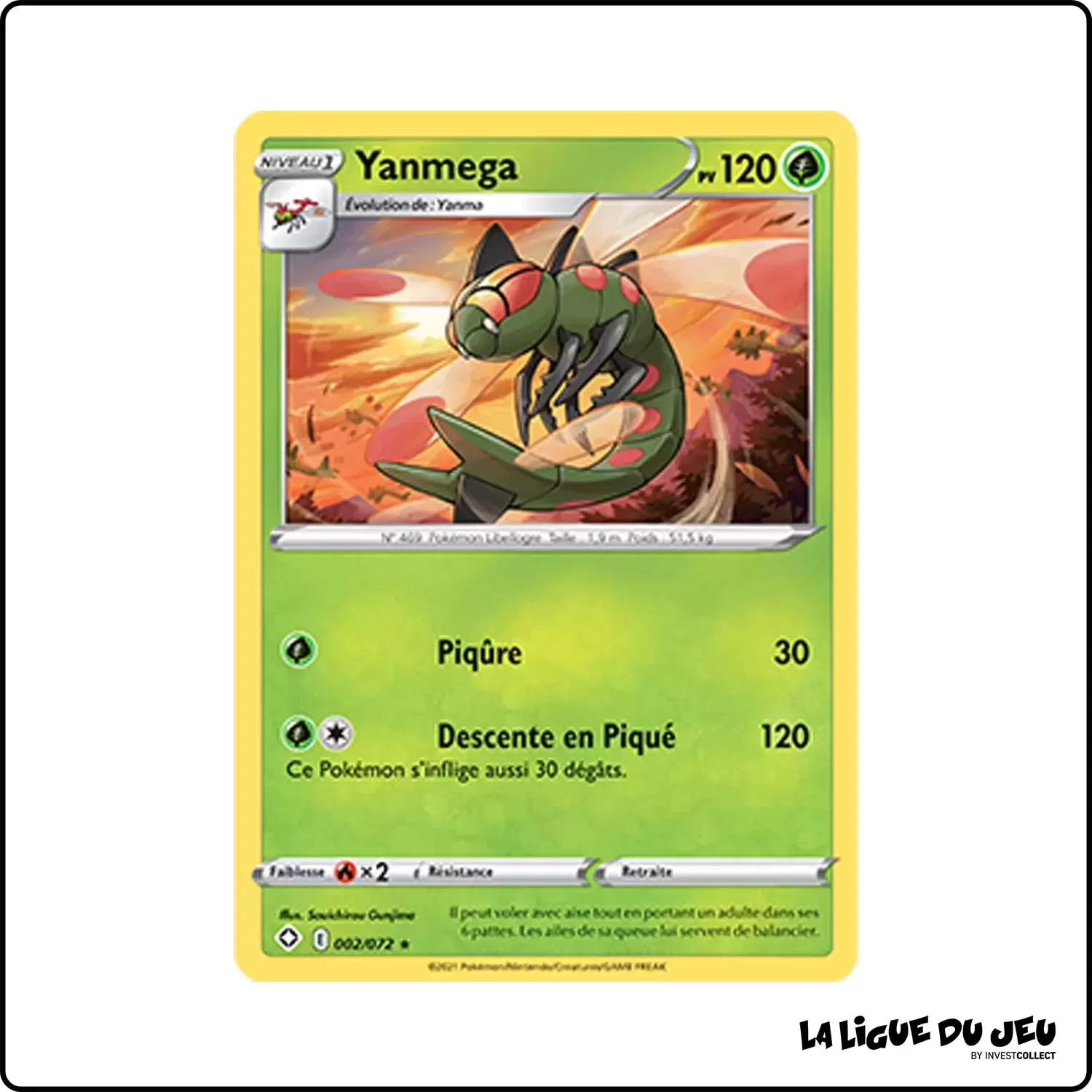 Rare - Pokemon - Destinées Radieuses - Yanmega 2/72