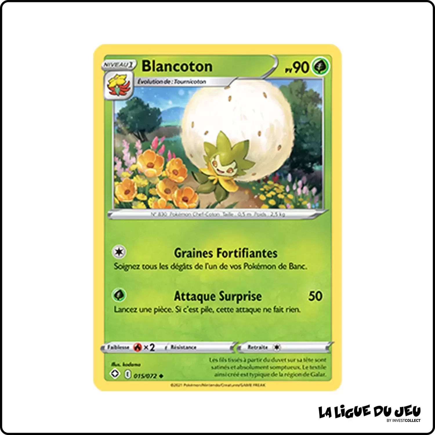 Peu commune - Pokemon - Destinées Radieuses - Blancoton 15/72