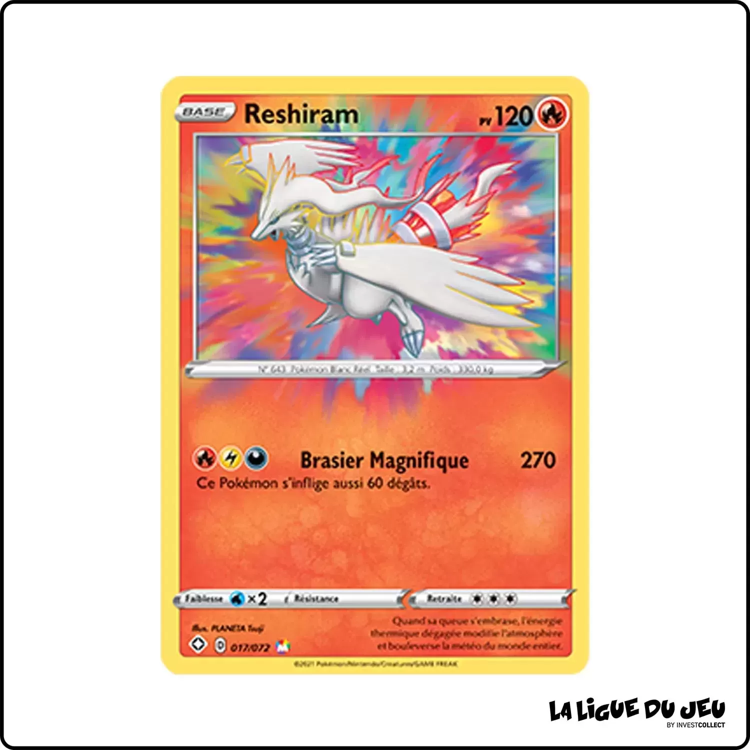 Ultra - Pokemon - Destinées Radieuses - Reshiram 17/72