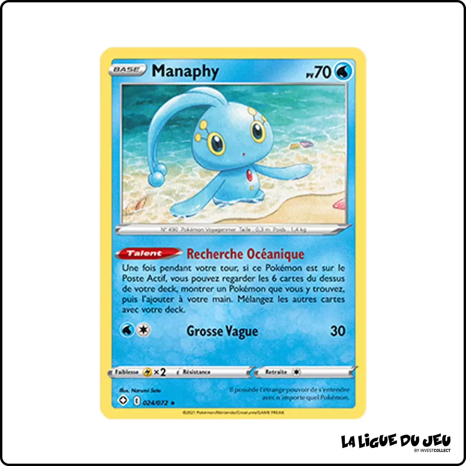 Rare - Pokemon - Destinées Radieuses - Manaphy 24/72