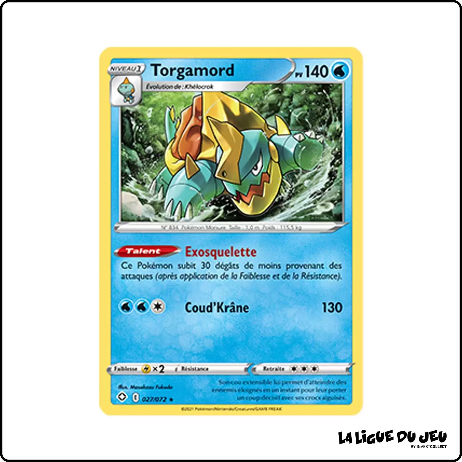 Rare - Pokemon - Destinées Radieuses - Torgamord 27/72