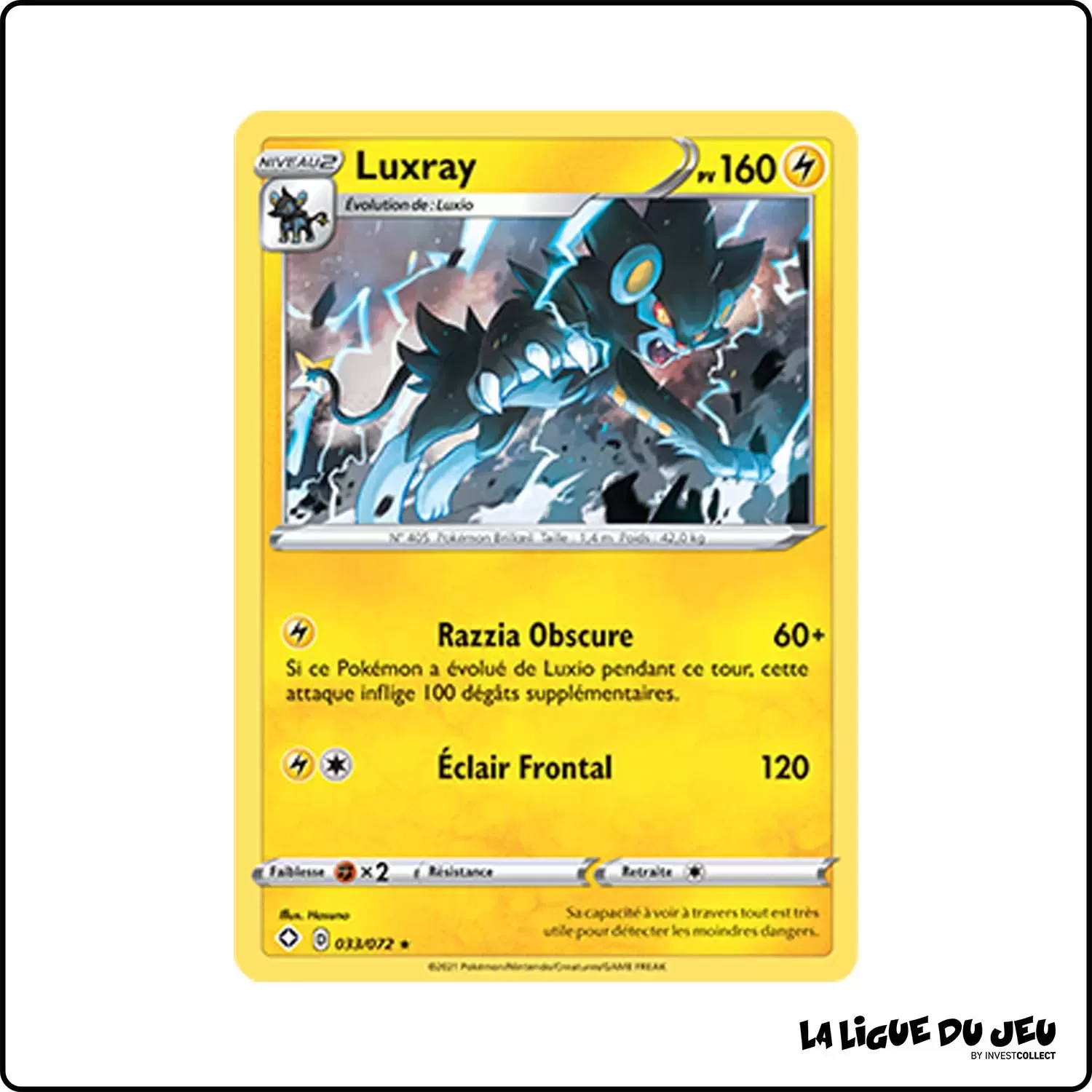 Holo - Pokemon - Destinées Radieuses - Luxray 33/72