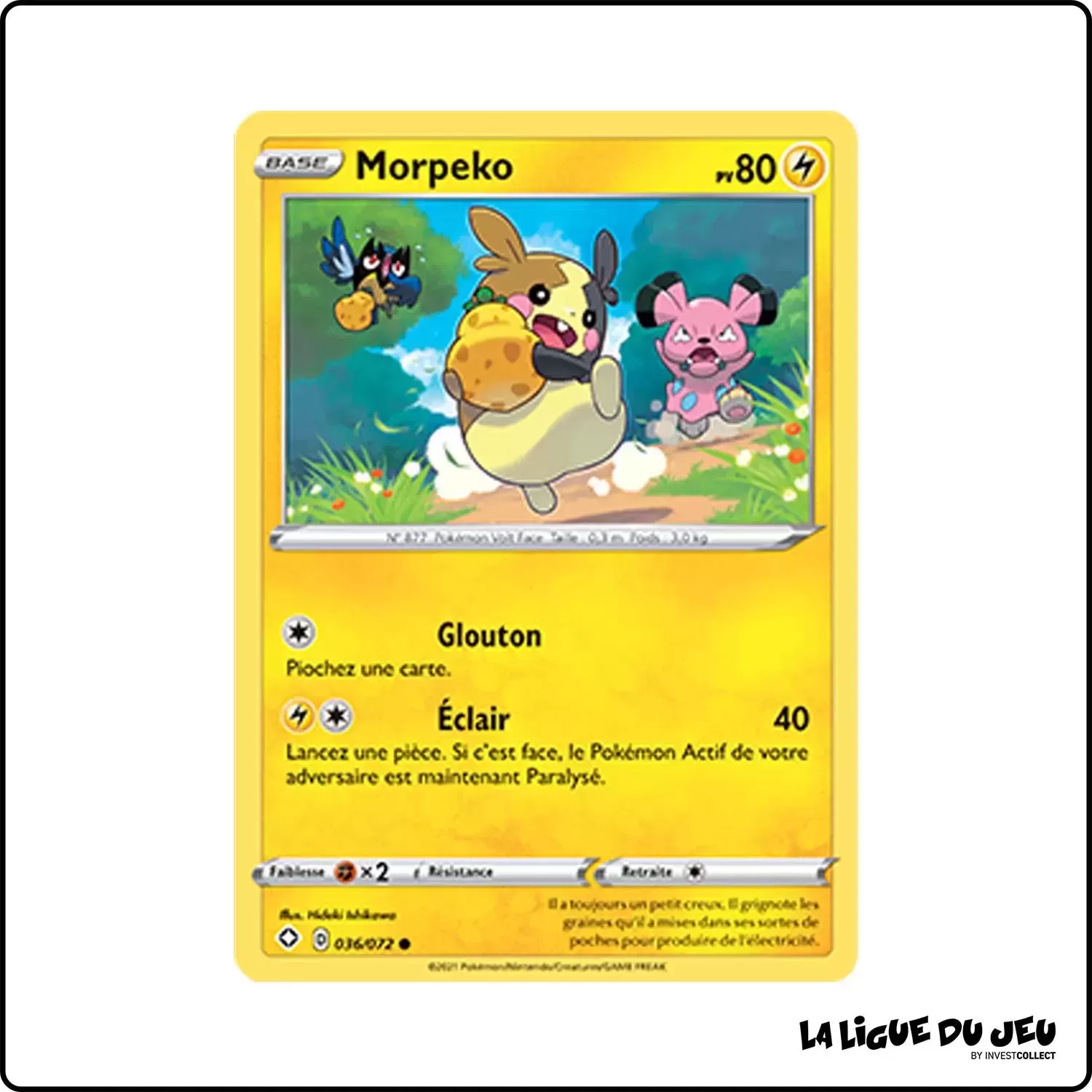 Commune - Pokemon - Destinées Radieuses - Morpeko 36/72