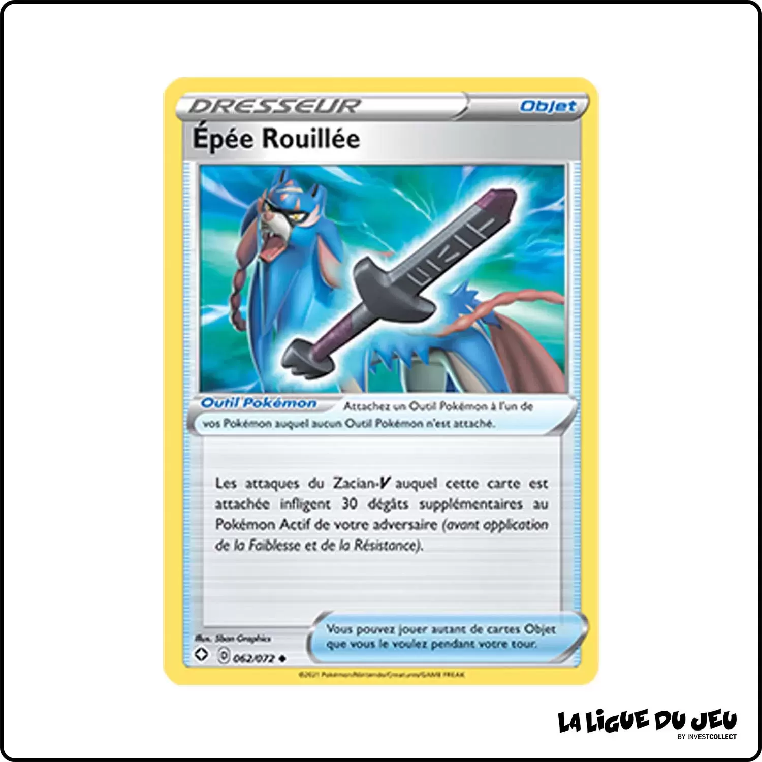 Peu commune - Pokemon - Destinées Radieuses - Épée Rouillée 62/72