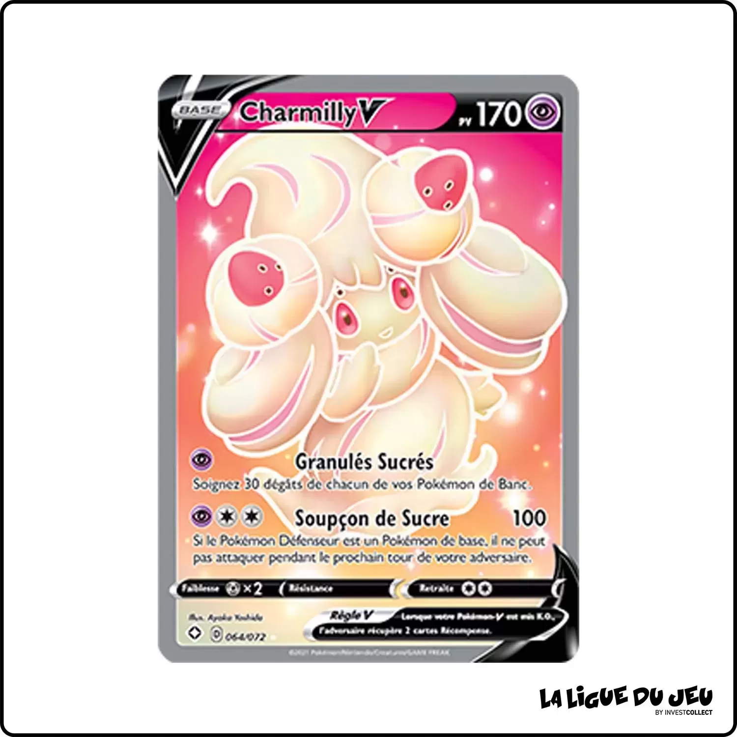 Ultra - Pokemon - Destinées Radieuses - Charmilly-V 64/72