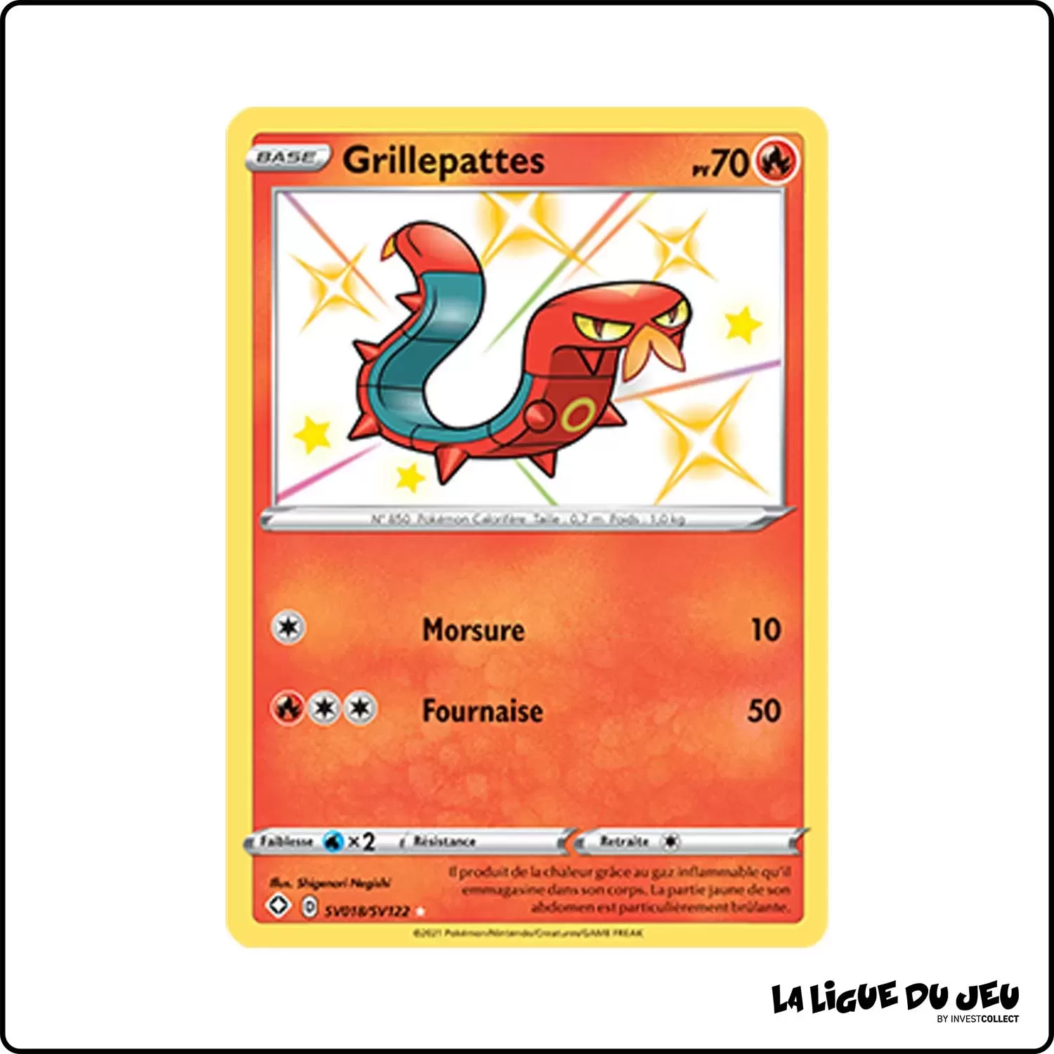 Ultra - Pokemon - Destinées Radieuses - Grillepattes SV18/SV122